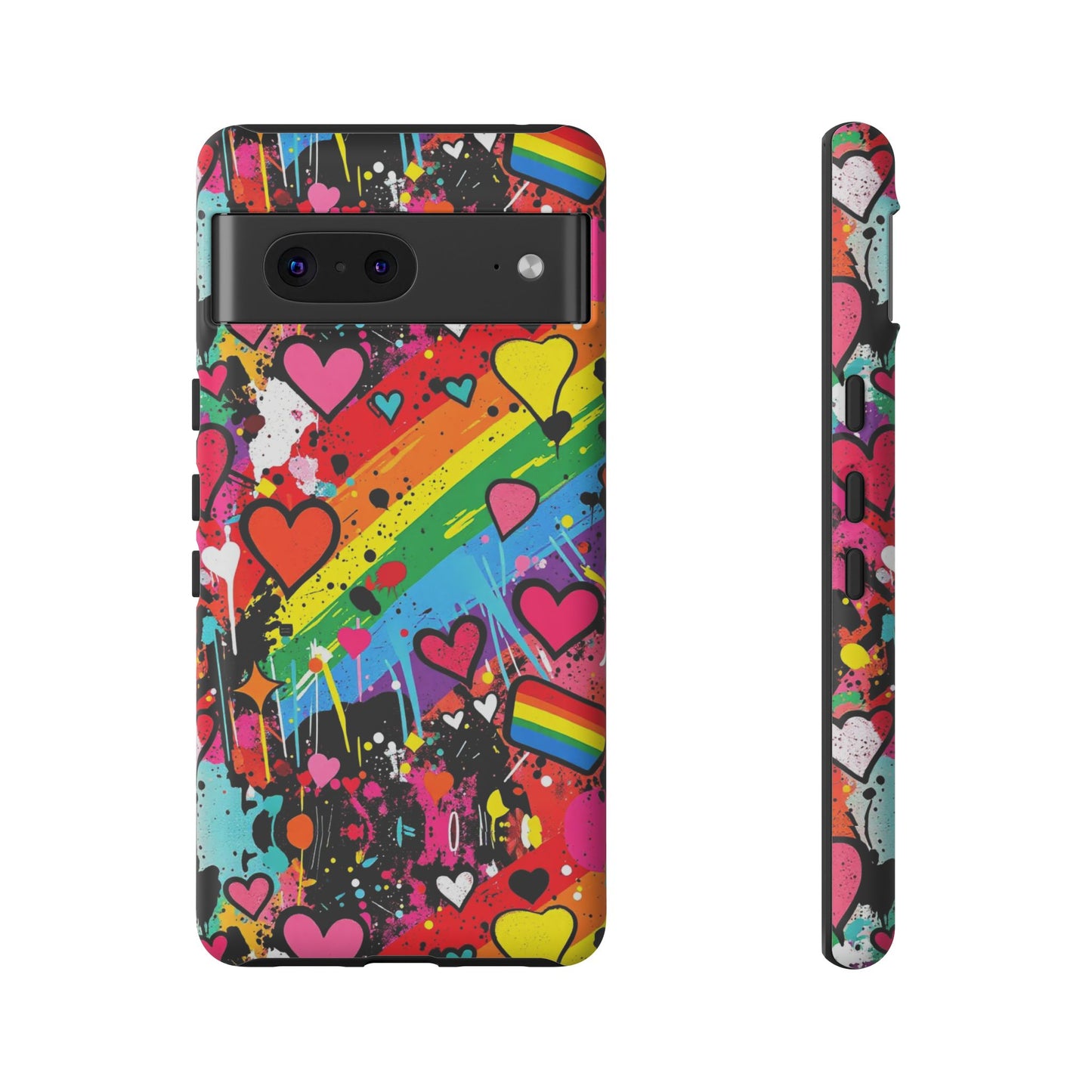 Pride Pop Armor Case – Free Love Graffiti Edition