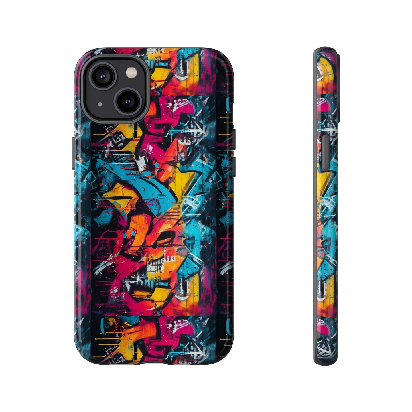 Wall Tag Armor Case – Neon Graffiti Burst Edition