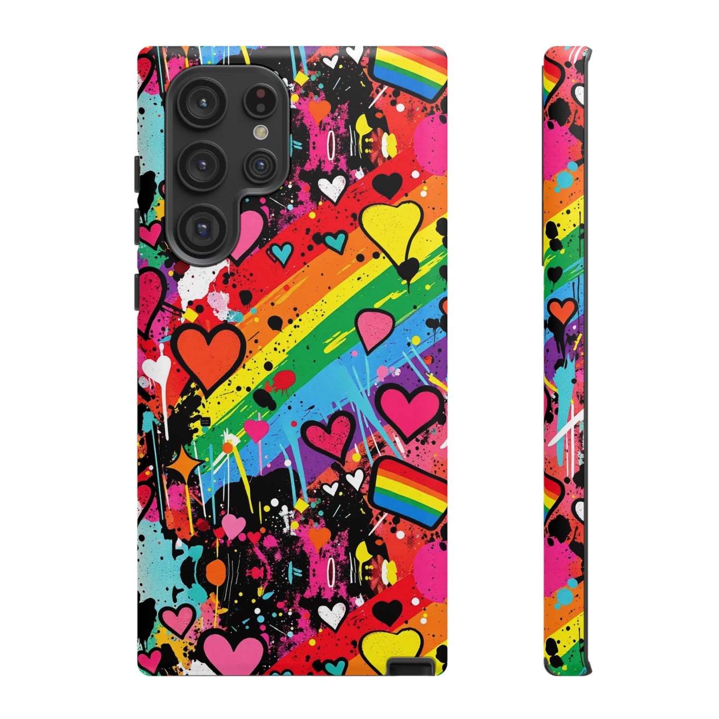 Pride Pop Armor Case – Free Love Graffiti Edition