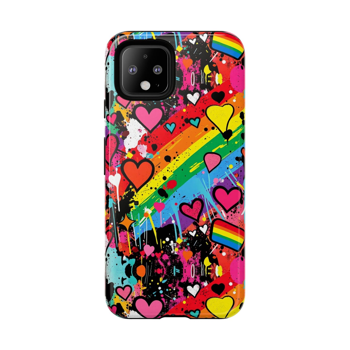 Pride Pop Armor Case – Free Love Graffiti Edition