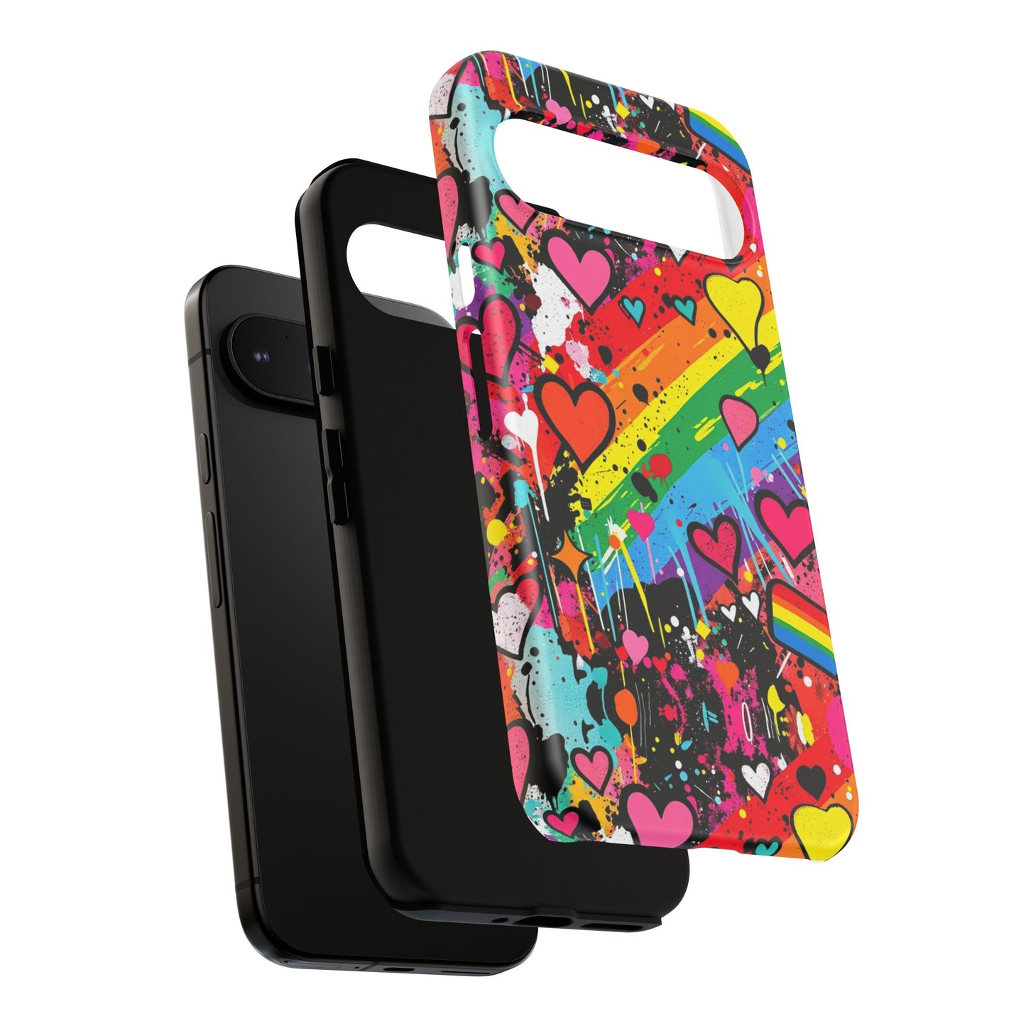 Pride Pop Armor Case – Free Love Graffiti Edition