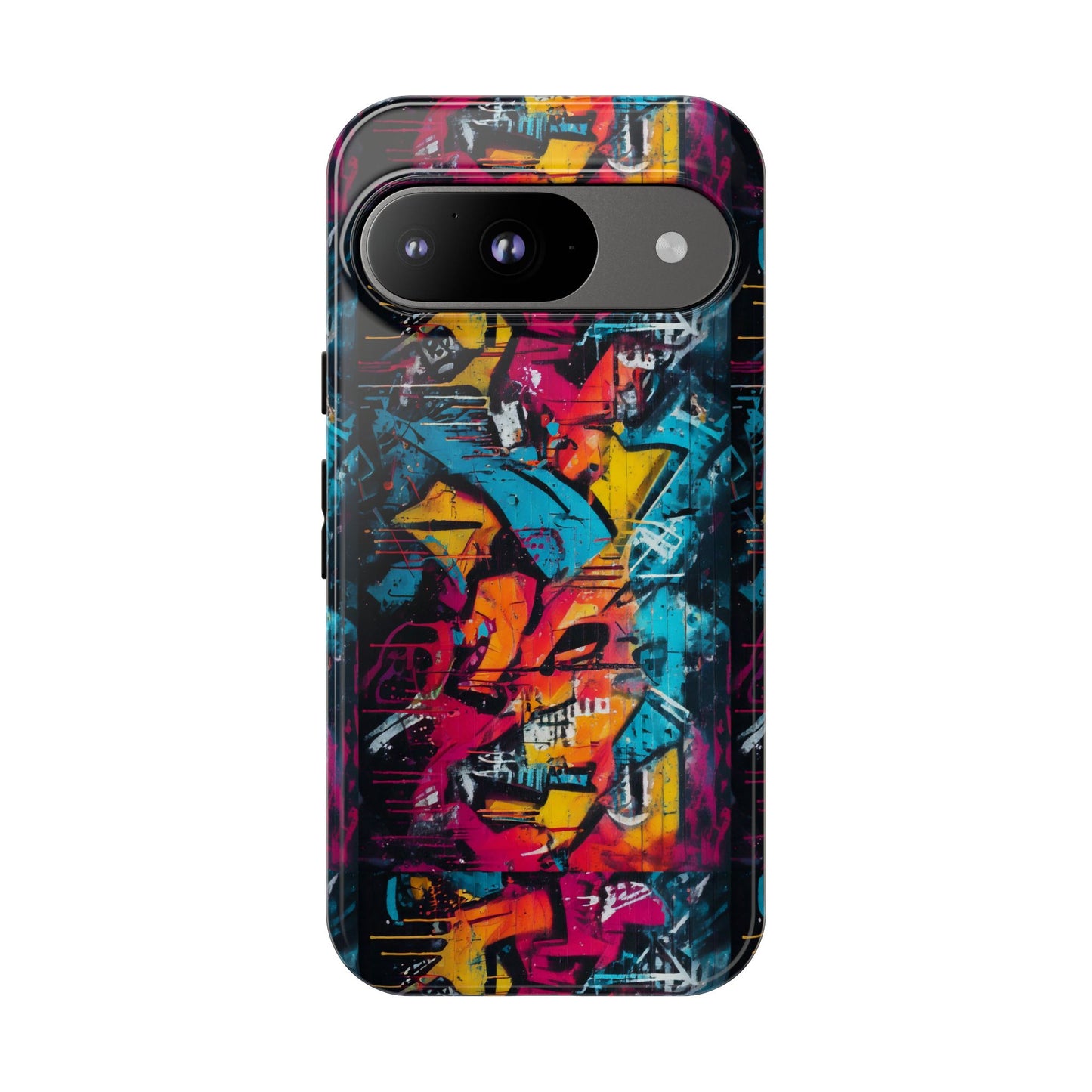 Wall Tag Armor Case – Neon Graffiti Burst Edition