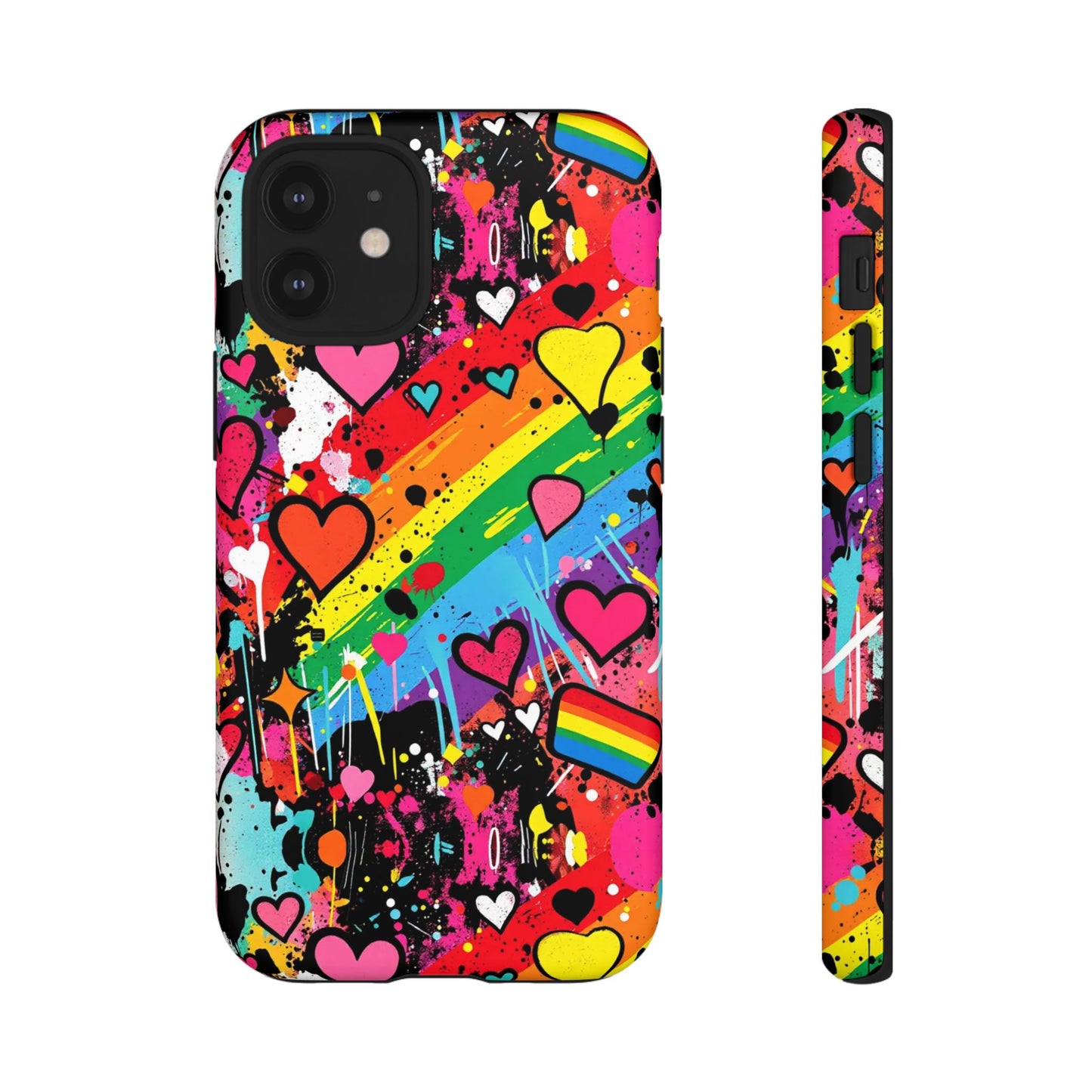 Pride Pop Armor Case – Free Love Graffiti Edition