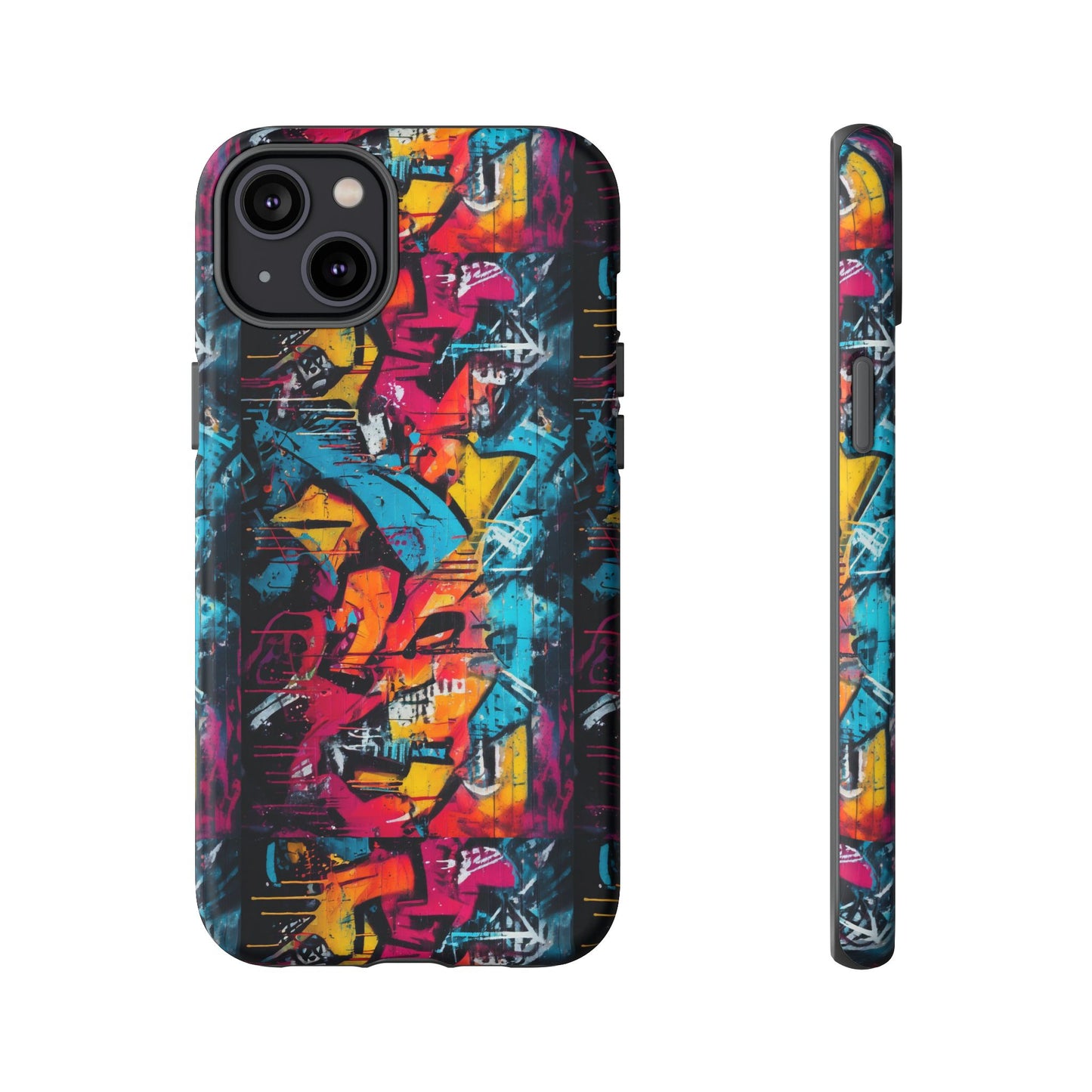 Wall Tag Armor Case – Neon Graffiti Burst Edition