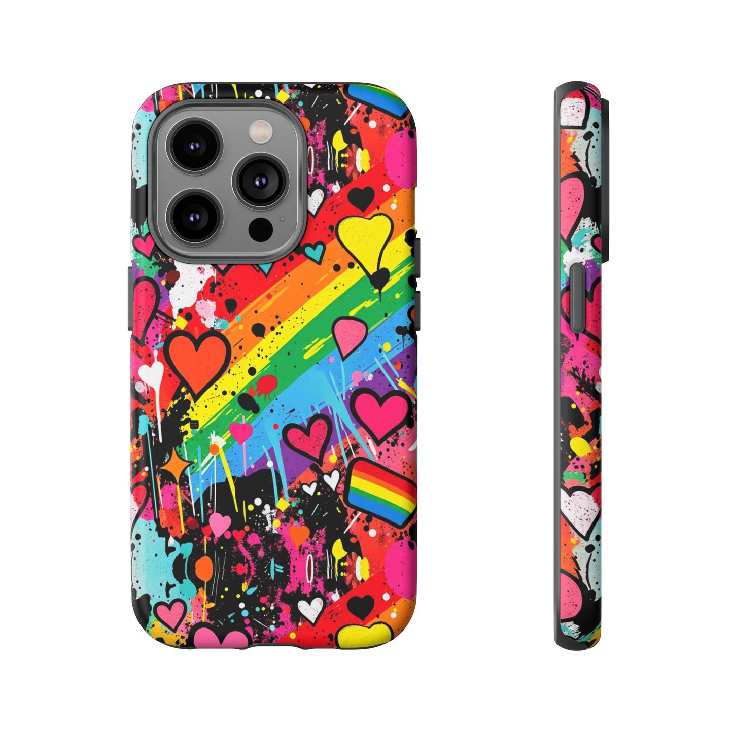 Pride Pop Armor Case – Free Love Graffiti Edition