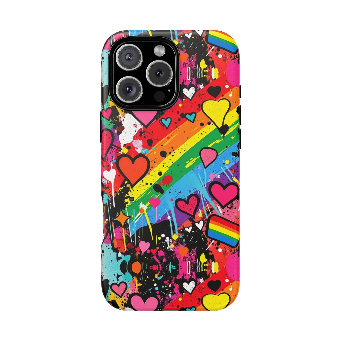 Pride Pop Armor Case – Free Love Graffiti Edition