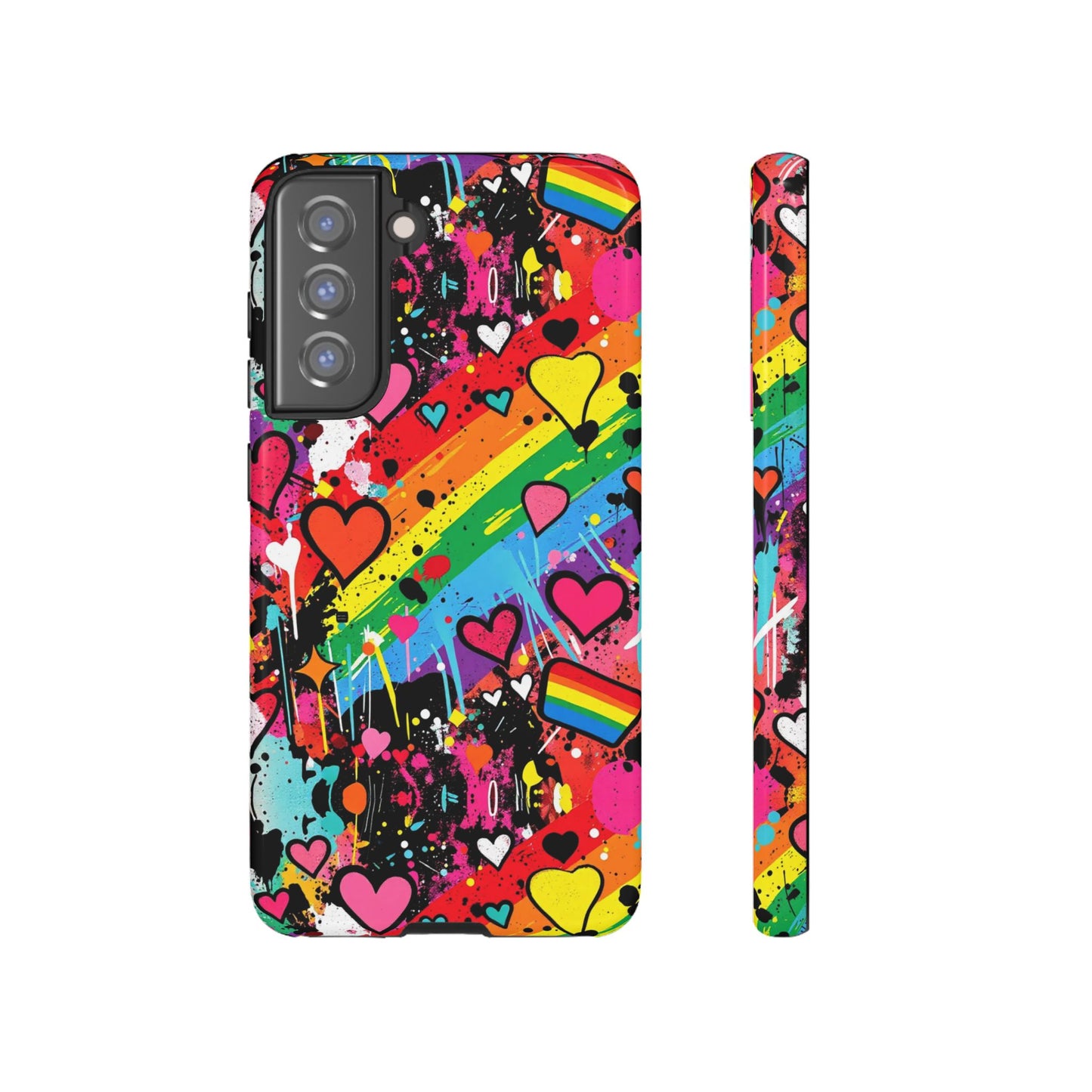 Pride Pop Armor Case – Free Love Graffiti Edition