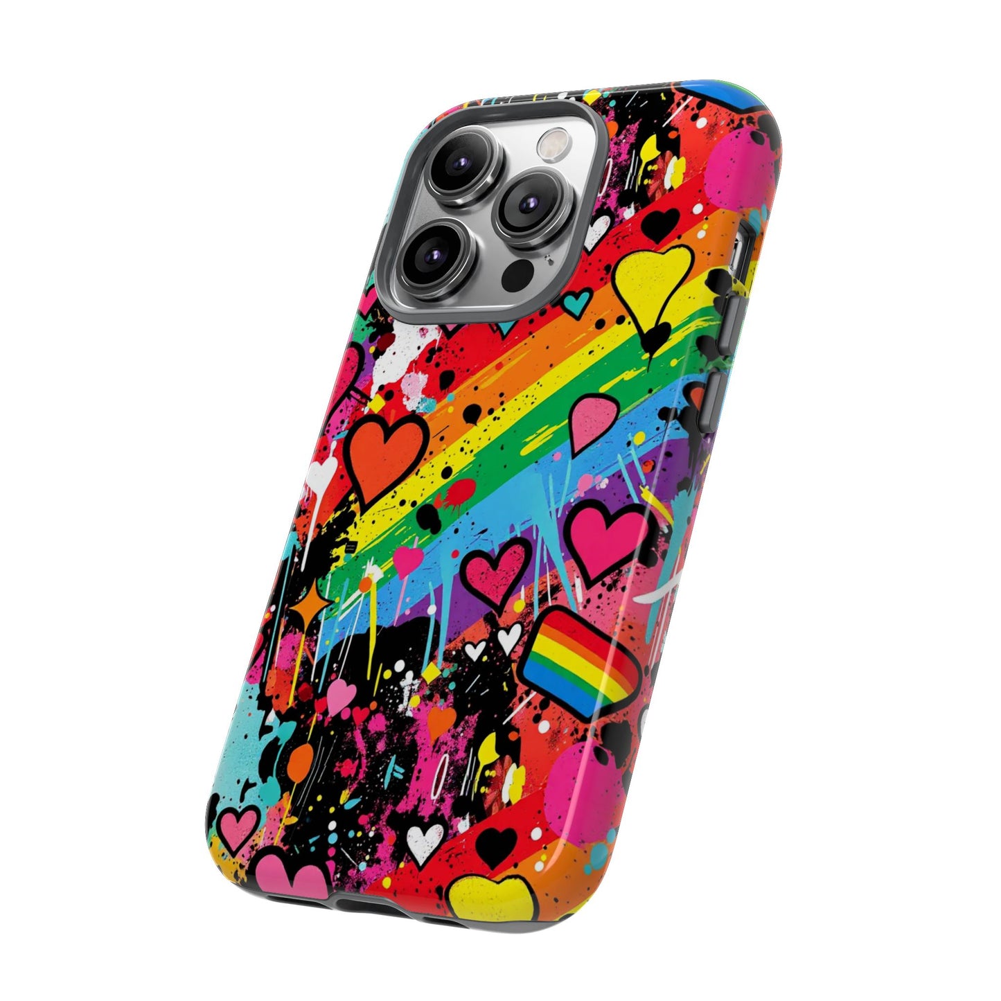 Pride Pop Armor Case – Free Love Graffiti Edition