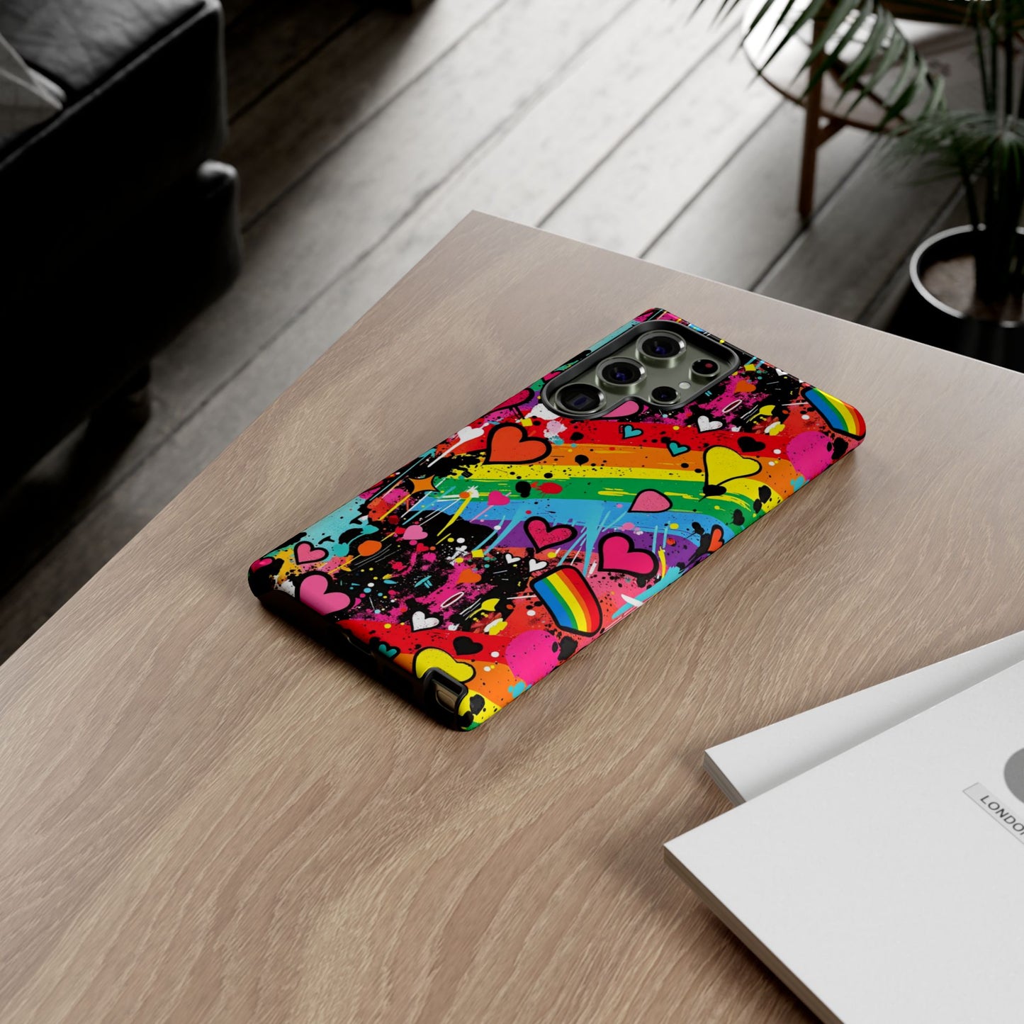 Pride Pop Armor Case – Free Love Graffiti Edition
