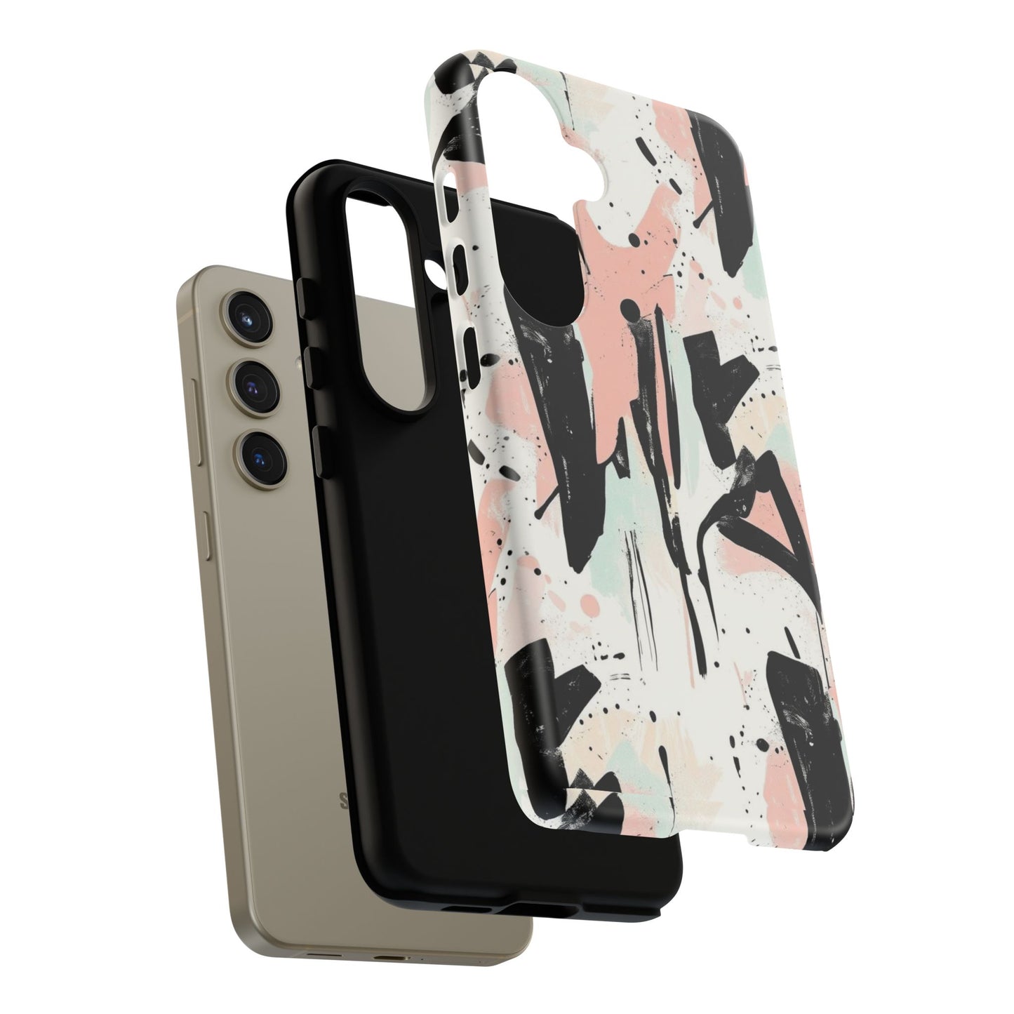 Blush Rush Armor Case – Abstract Ink Graffiti Edition