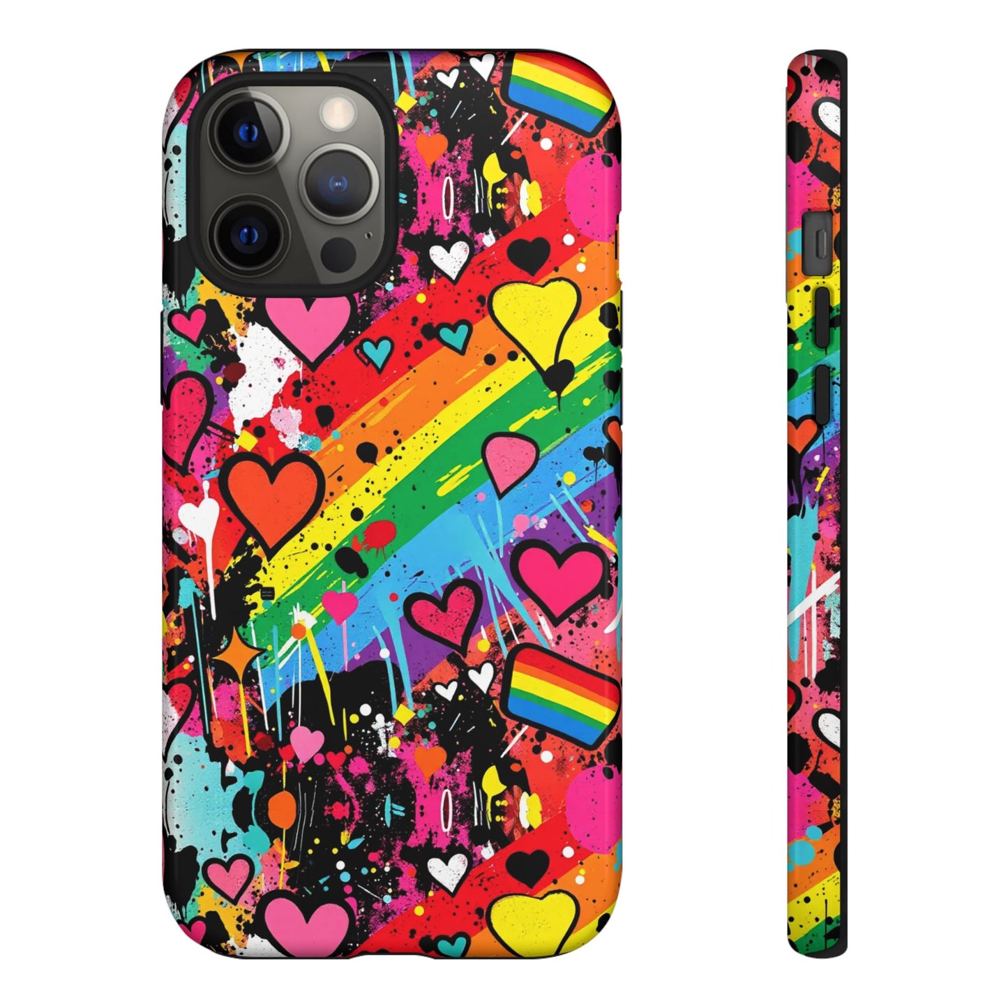 Pride Pop Armor Case – Free Love Graffiti Edition