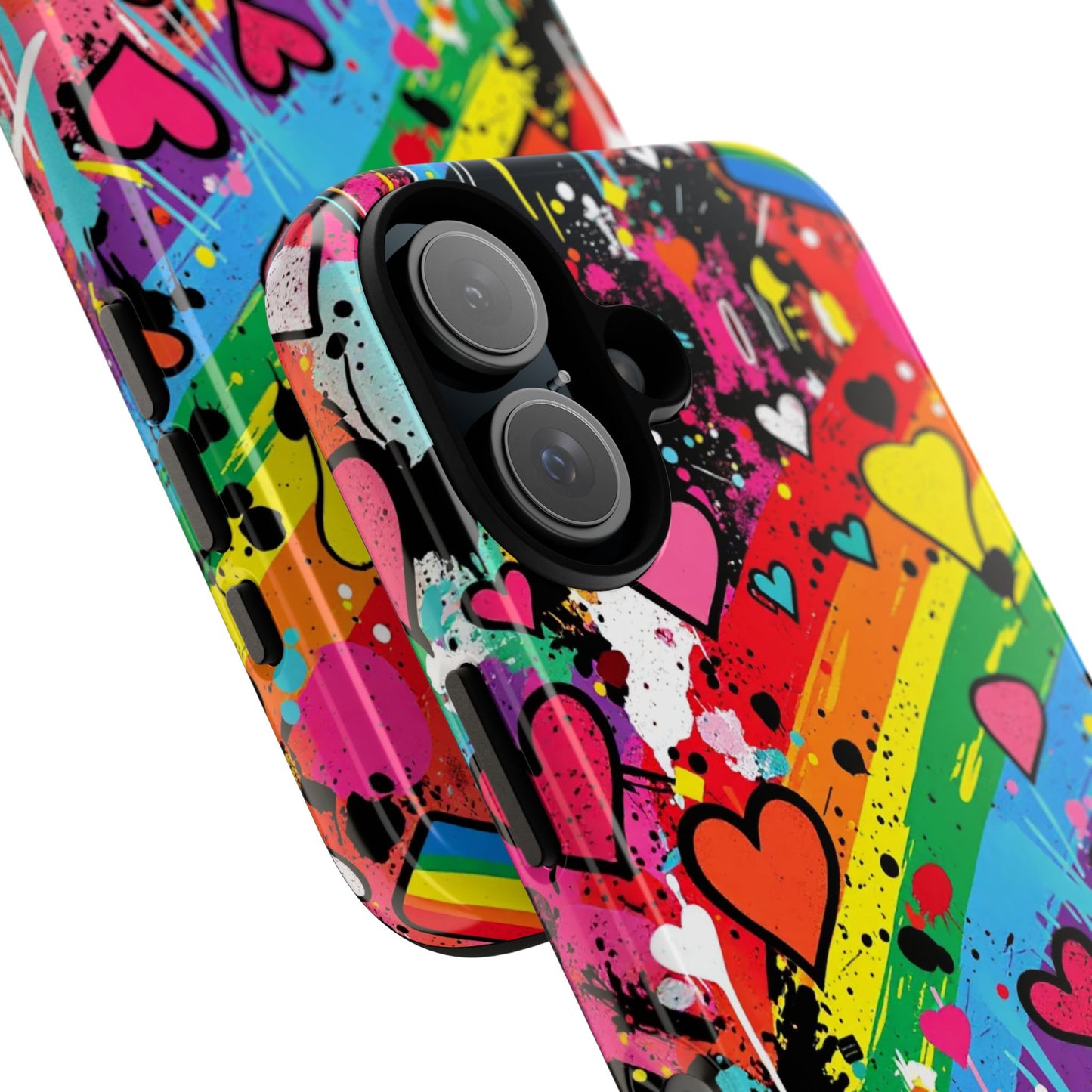 Pride Pop Armor Case – Free Love Graffiti Edition
