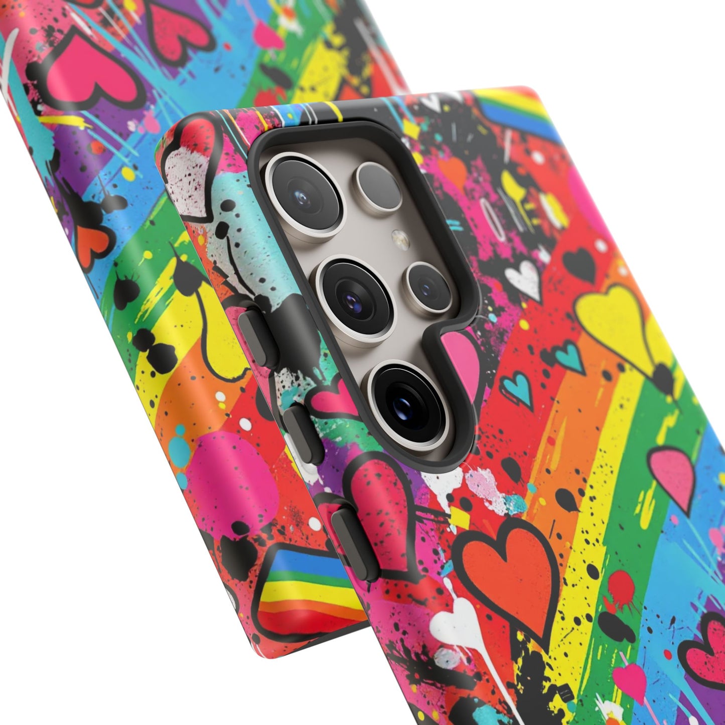 Pride Pop Armor Case – Free Love Graffiti Edition