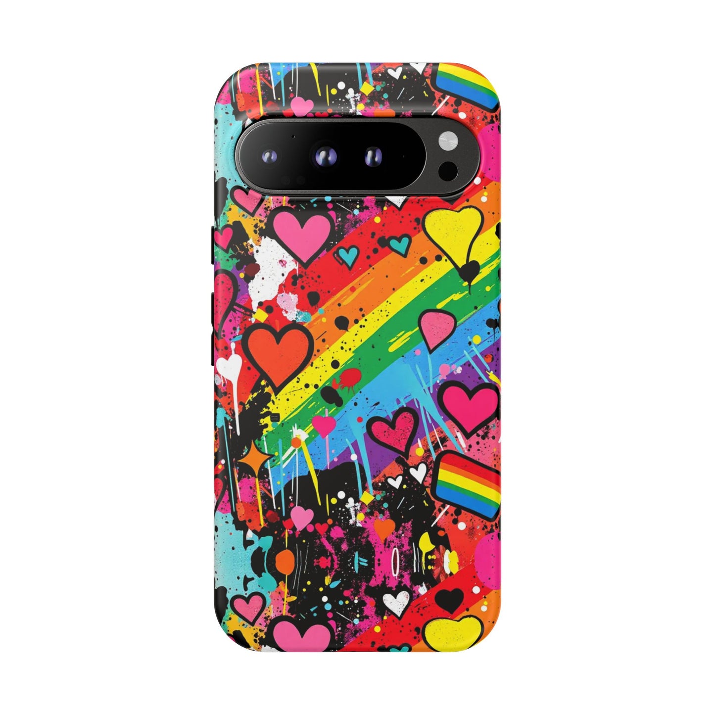 Pride Pop Armor Case – Free Love Graffiti Edition