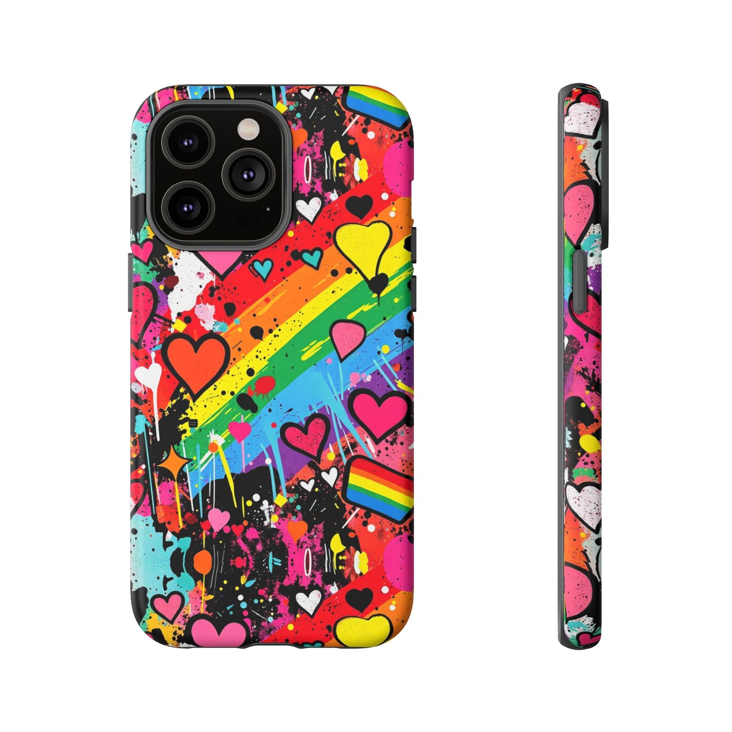 Pride Pop Armor Case – Free Love Graffiti Edition