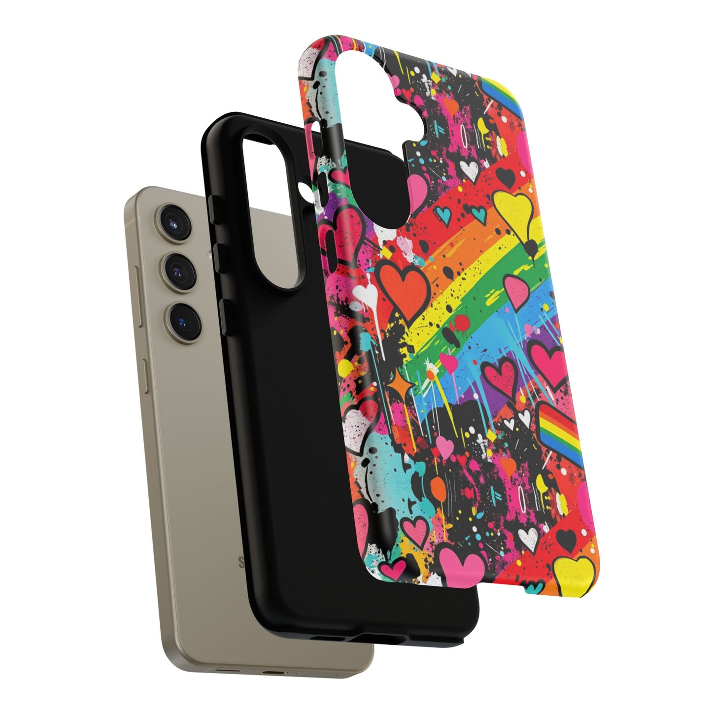 Pride Pop Armor Case – Free Love Graffiti Edition