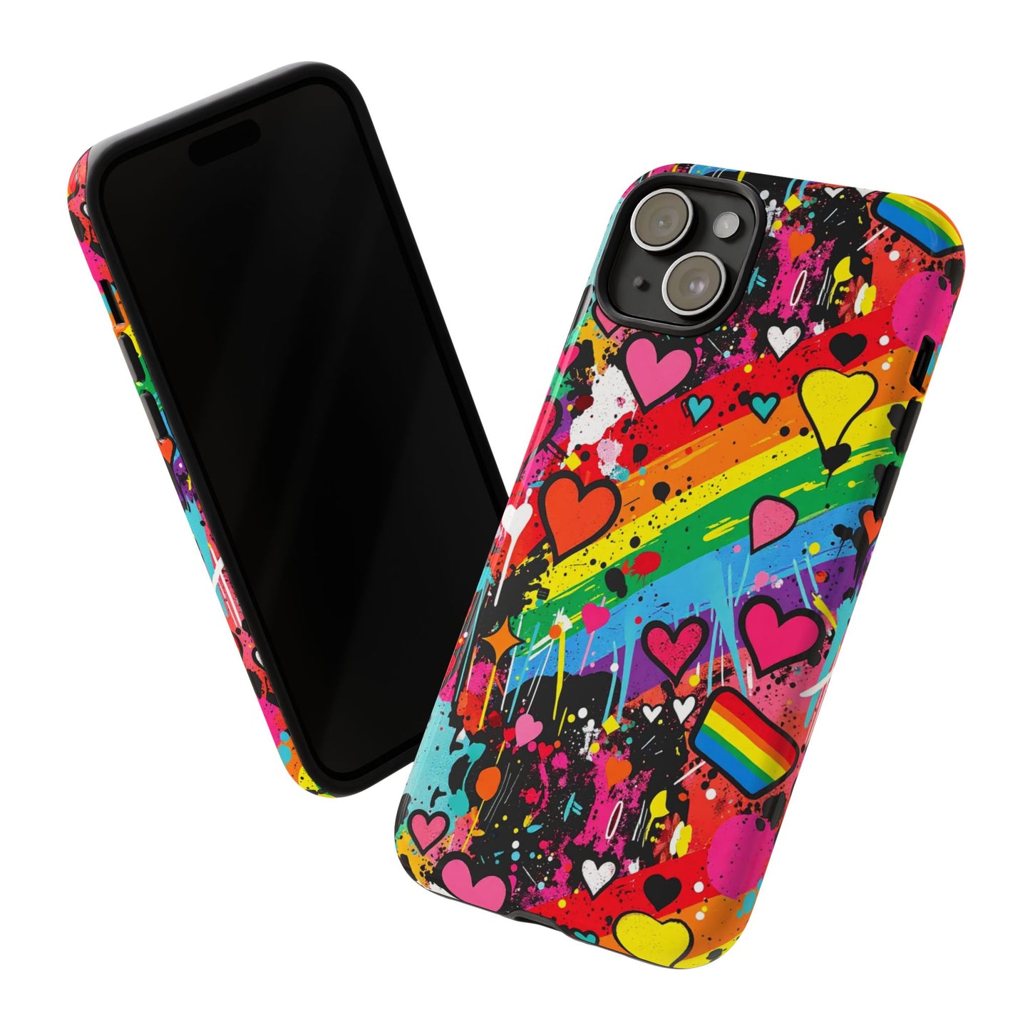 Pride Pop Armor Case – Free Love Graffiti Edition