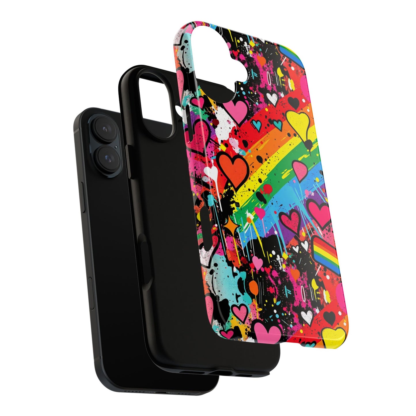 Pride Pop Armor Case – Free Love Graffiti Edition