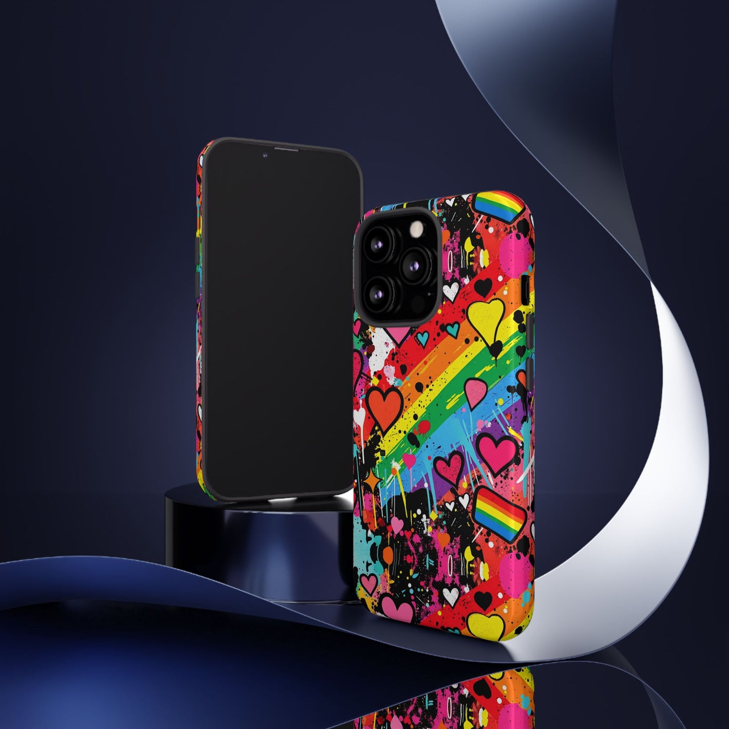Pride Pop Armor Case – Free Love Graffiti Edition