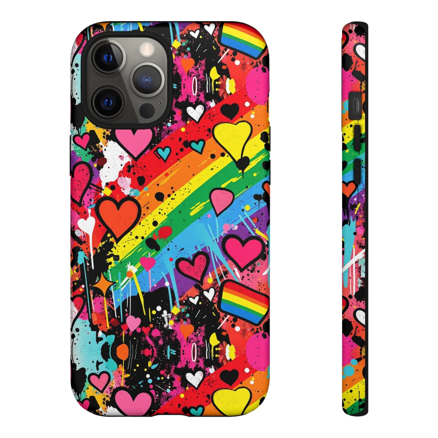 Pride Pop Armor Case – Free Love Graffiti Edition