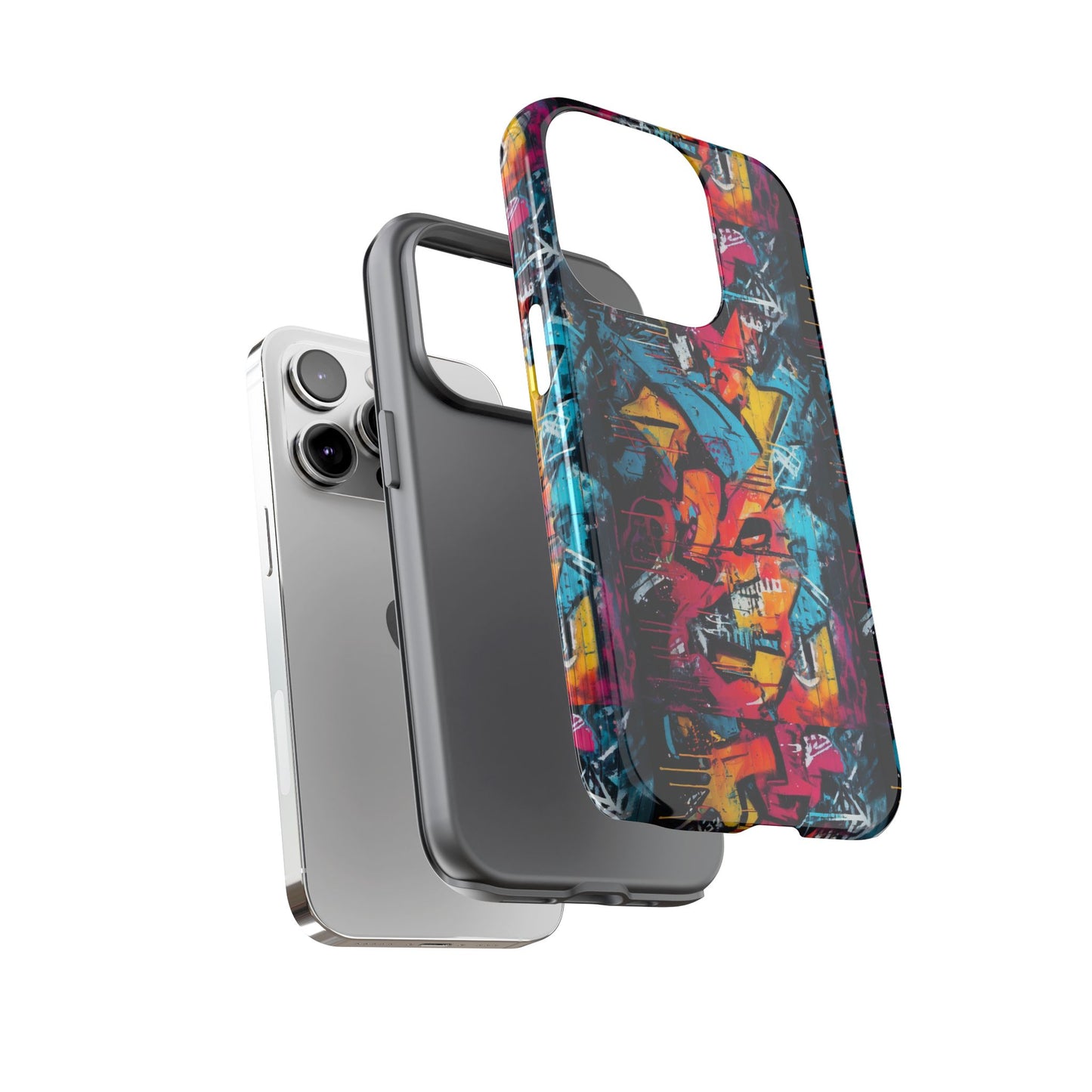 Wall Tag Armor Case – Neon Graffiti Burst Edition