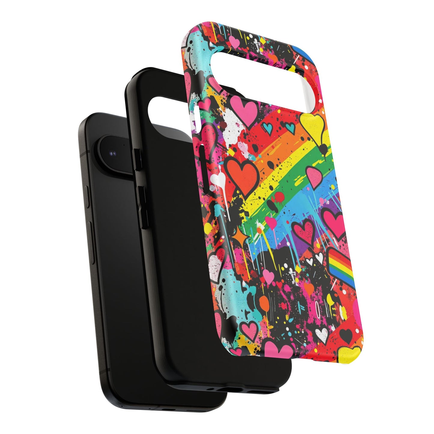 Pride Pop Armor Case – Free Love Graffiti Edition