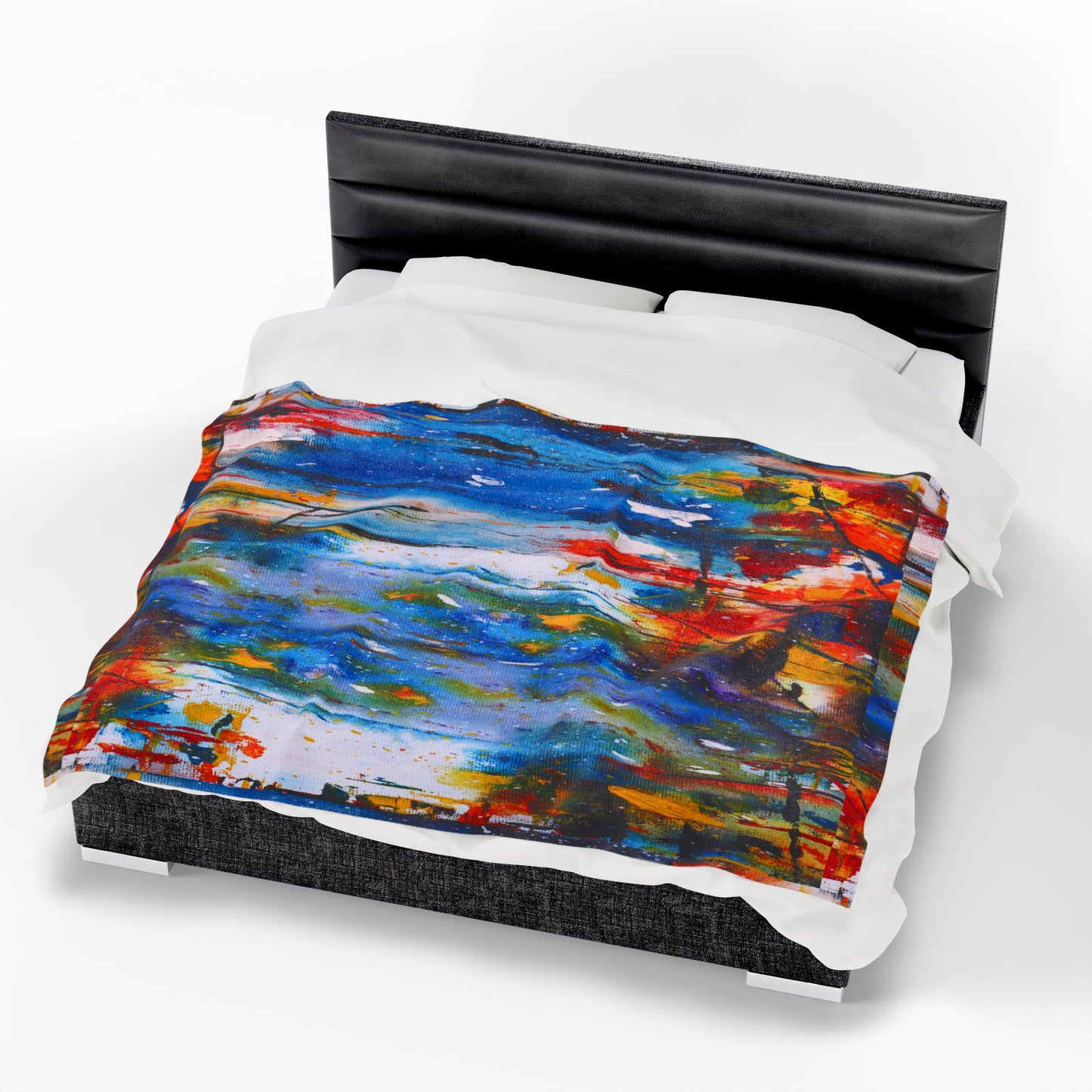 Urban Cosmos Velveteen Throw Blanket, Cozy Throw for All Seasons, Perfect Gift for Home Decor, Outdoor Picnics, Birthday Present