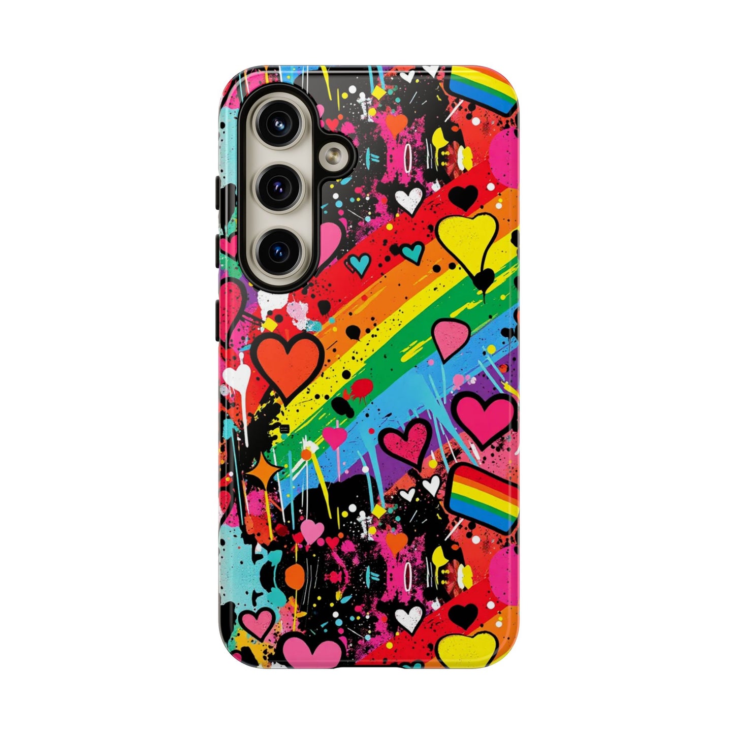 Pride Pop Armor Case – Free Love Graffiti Edition