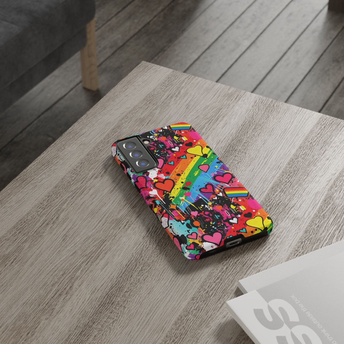 Pride Pop Armor Case – Free Love Graffiti Edition