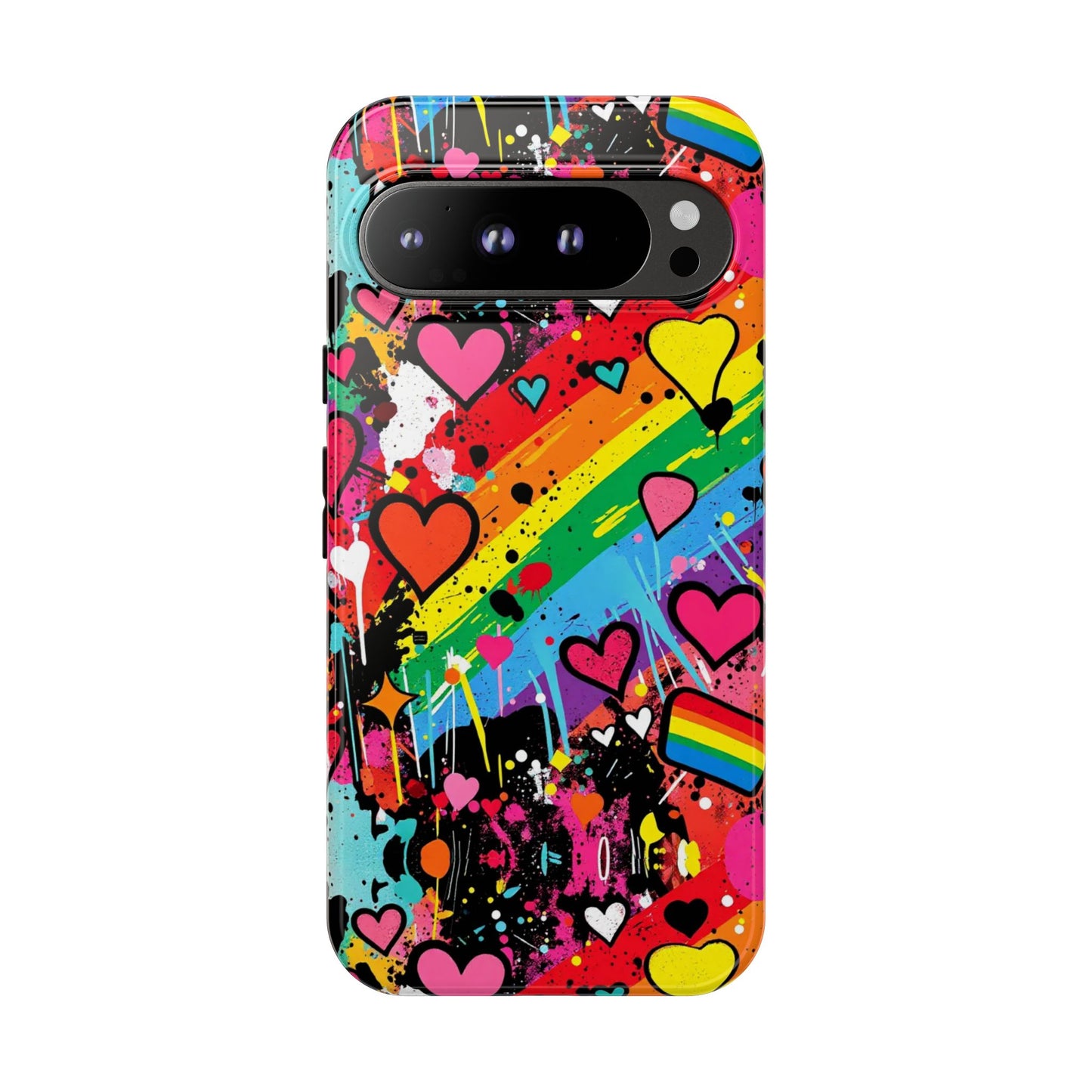 Pride Pop Armor Case – Free Love Graffiti Edition