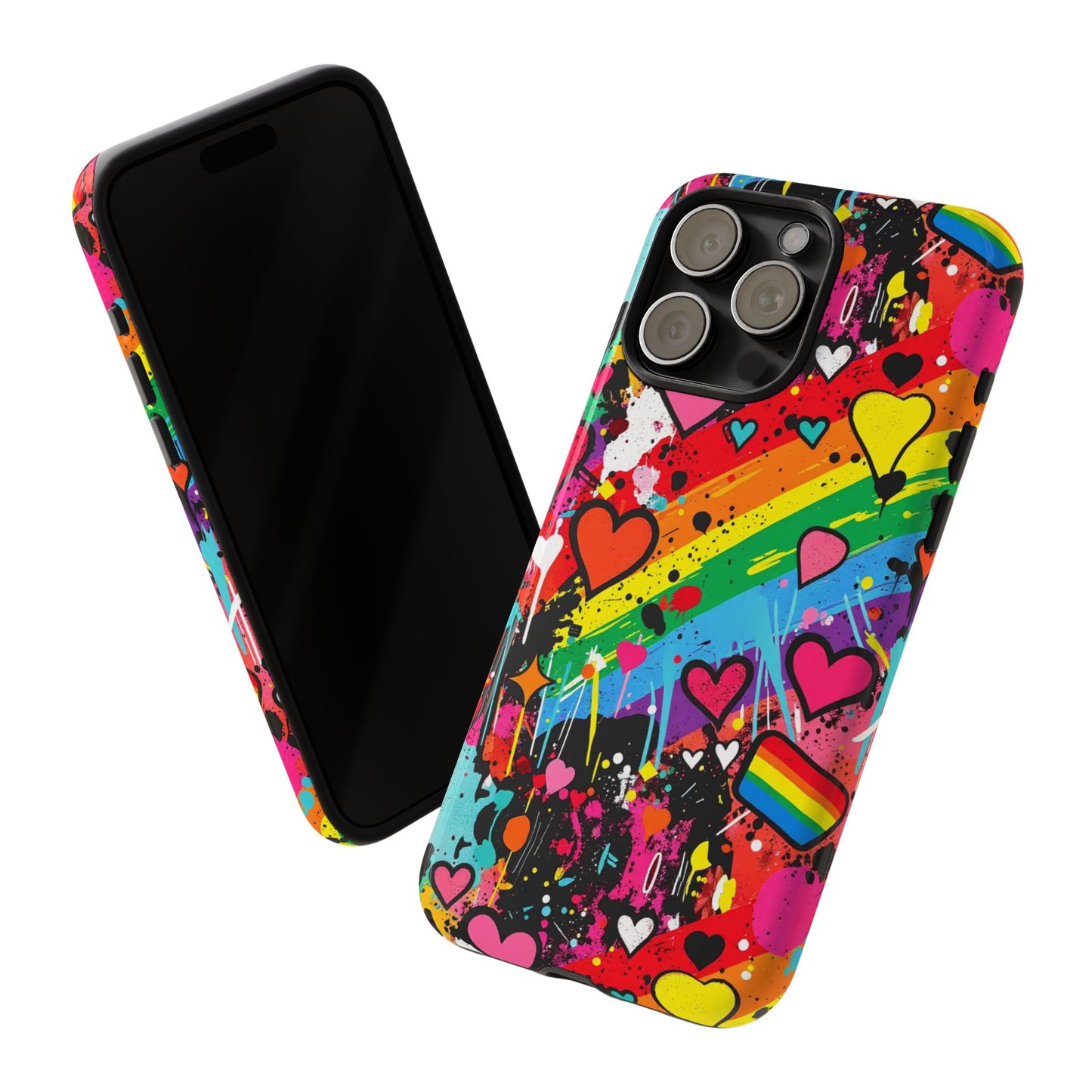 Pride Pop Armor Case – Free Love Graffiti Edition