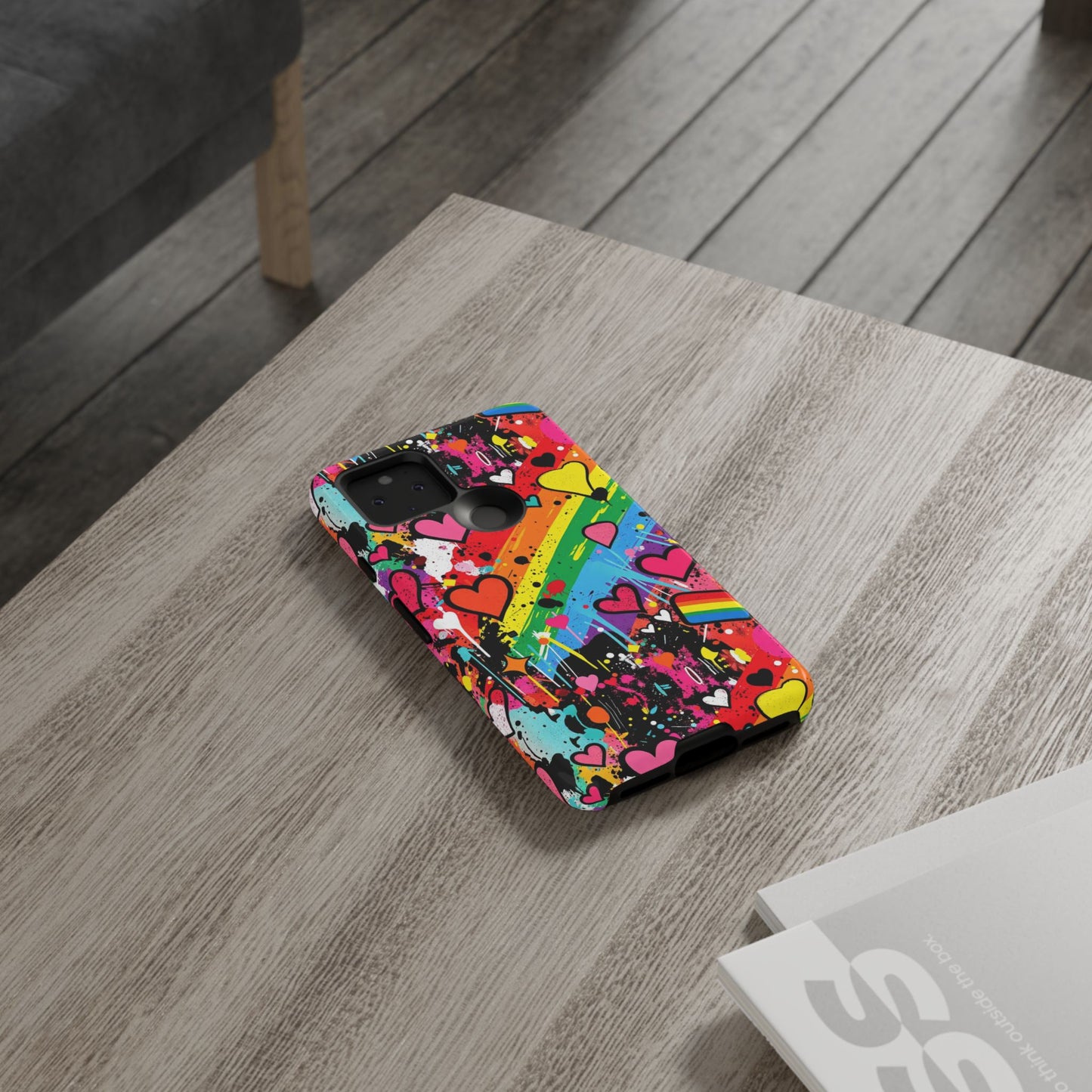 Pride Pop Armor Case – Free Love Graffiti Edition