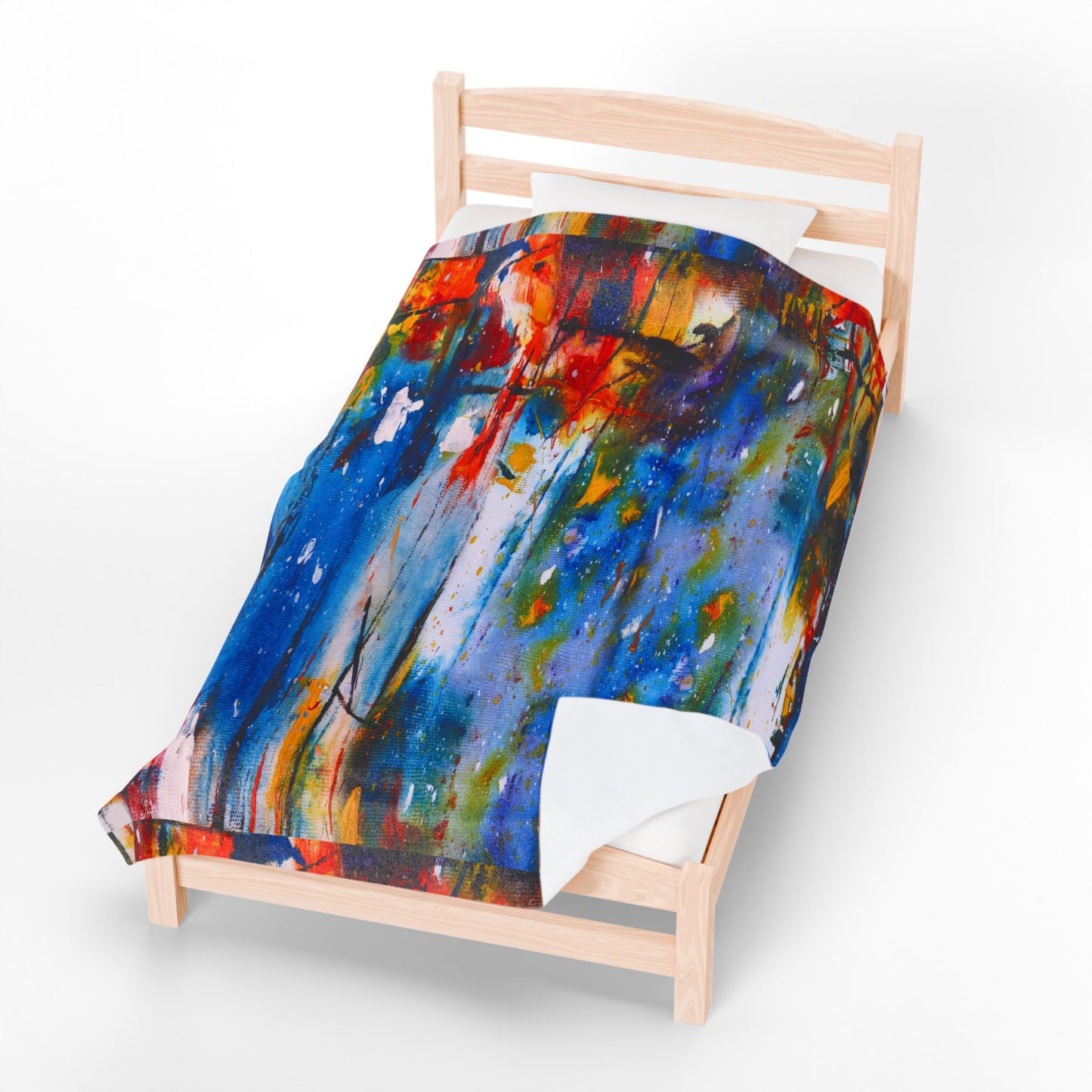 Urban Cosmos Velveteen Throw Blanket, Cozy Throw for All Seasons, Perfect Gift for Home Decor, Outdoor Picnics, Birthday Present