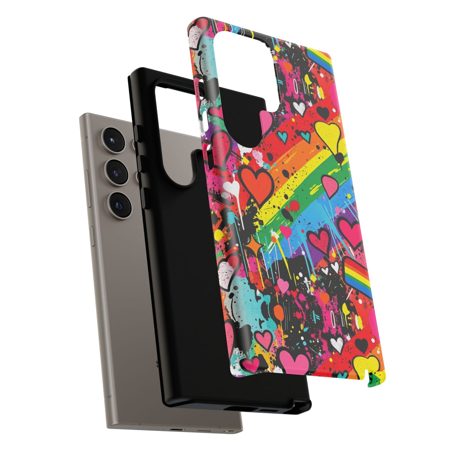 Pride Pop Armor Case – Free Love Graffiti Edition