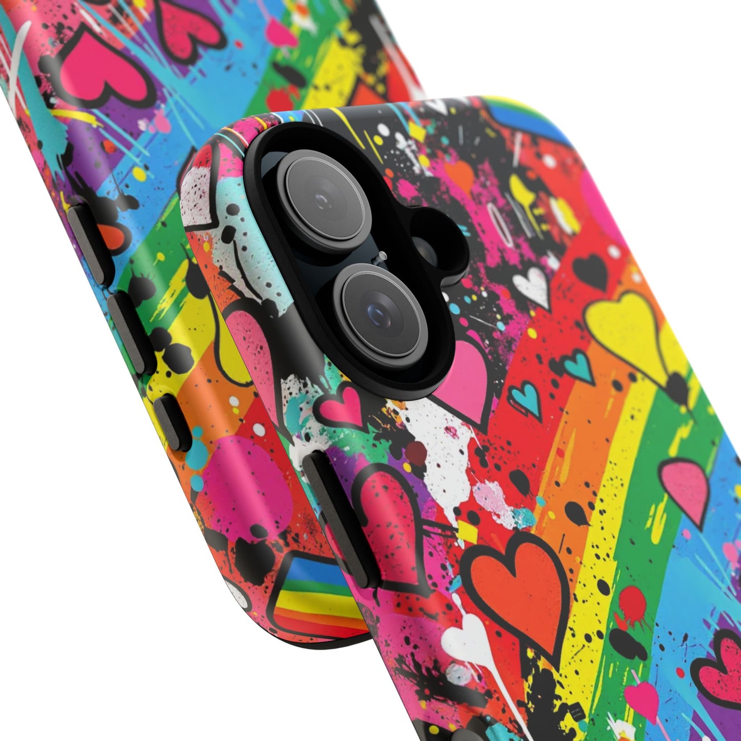 Pride Pop Armor Case – Free Love Graffiti Edition