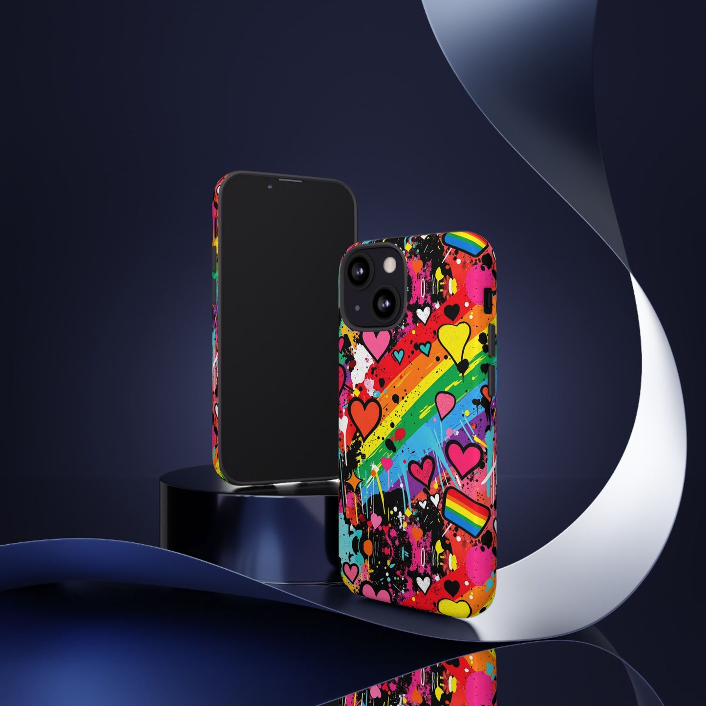 Pride Pop Armor Case – Free Love Graffiti Edition