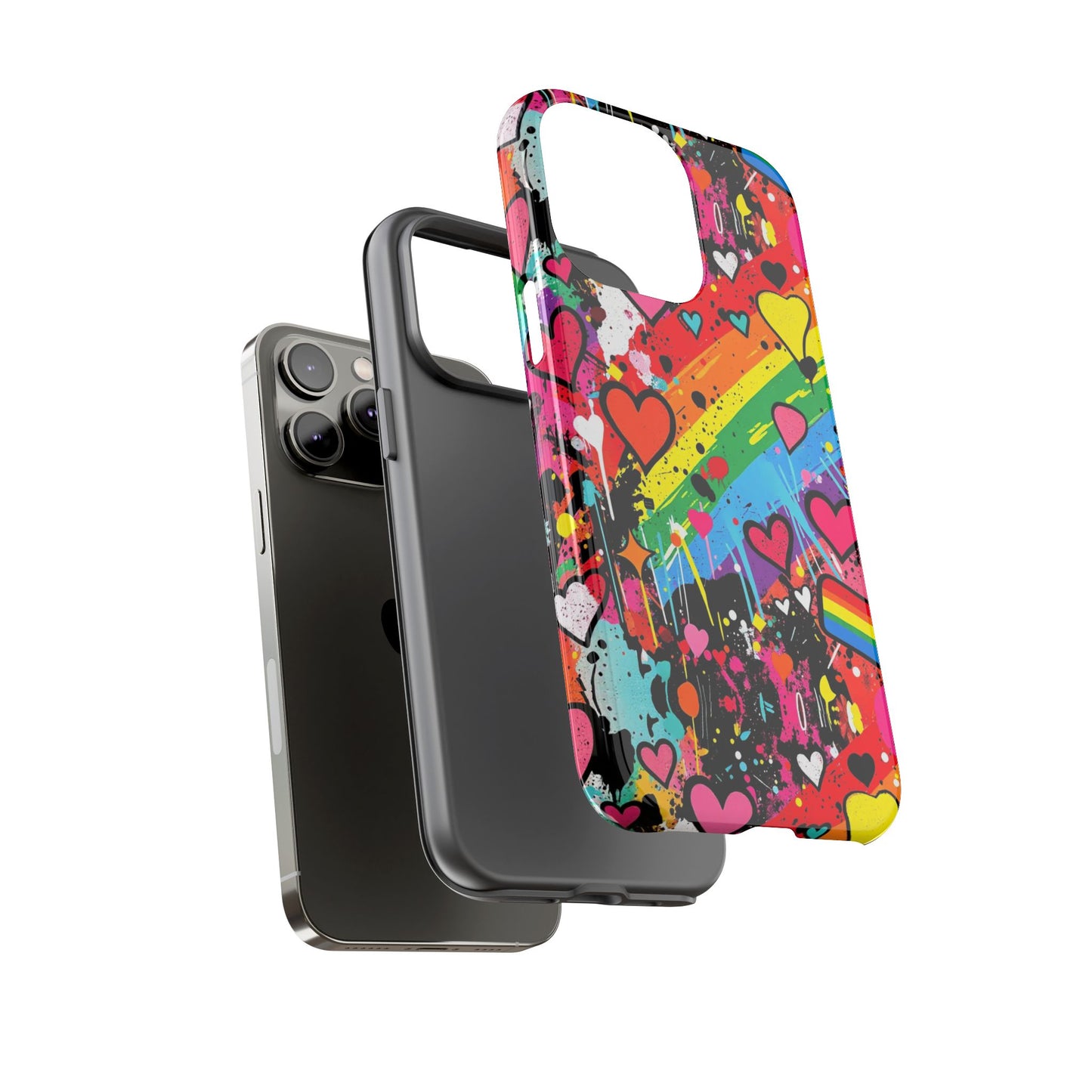 Pride Pop Armor Case – Free Love Graffiti Edition
