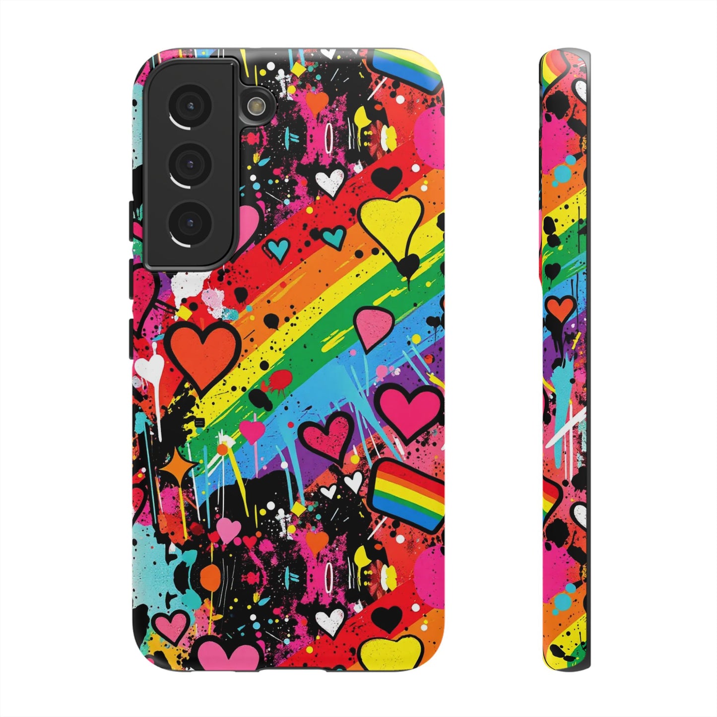Pride Pop Armor Case – Free Love Graffiti Edition