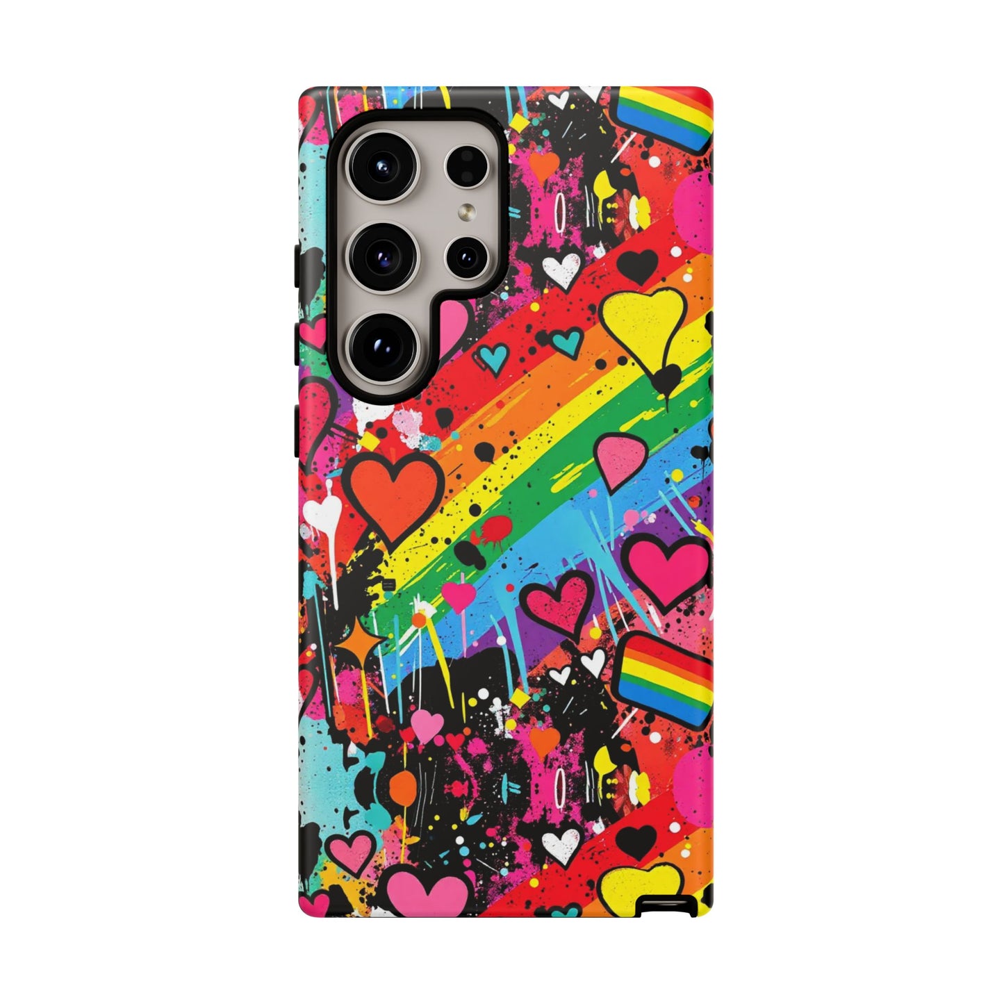 Pride Pop Armor Case – Free Love Graffiti Edition