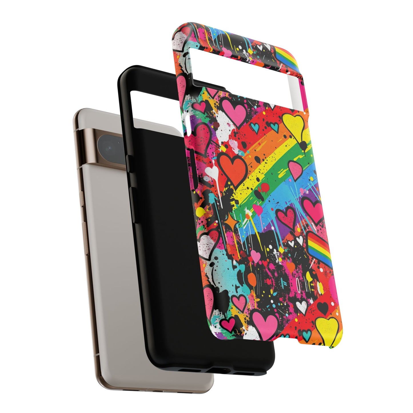 Pride Pop Armor Case – Free Love Graffiti Edition