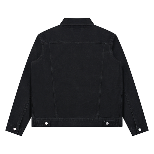 Graffiti Riot Unisex Vintage Wash Denim Jacket | Heavyweight Streetwear Trucker Jacket
