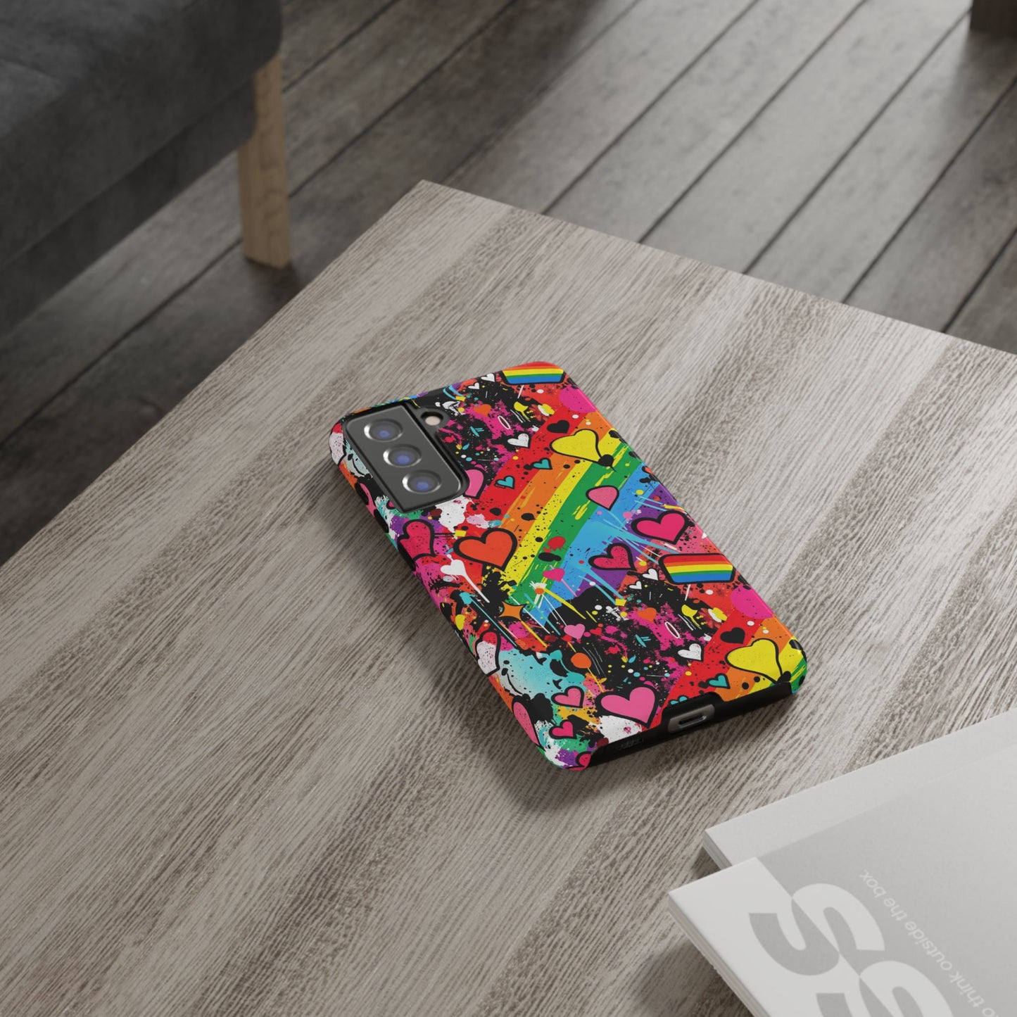 Pride Pop Armor Case – Free Love Graffiti Edition