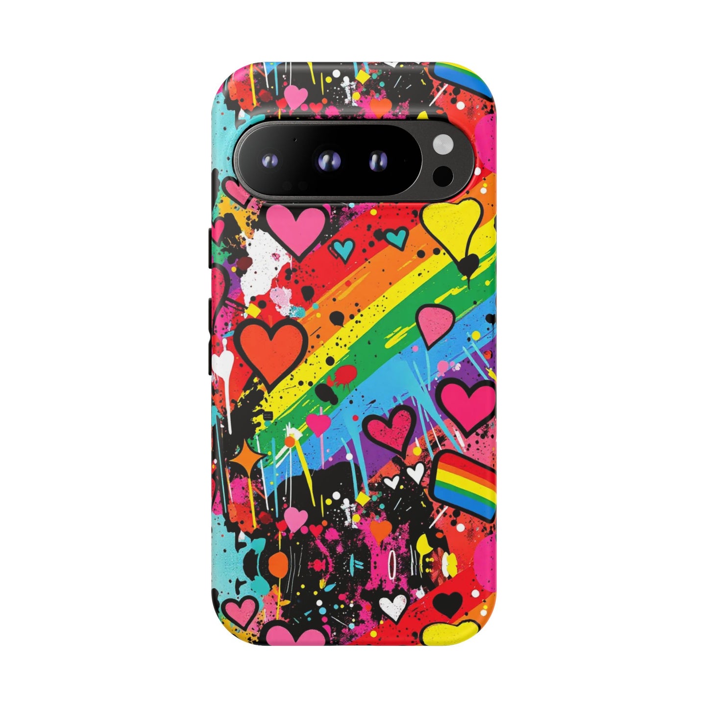 Pride Pop Armor Case – Free Love Graffiti Edition