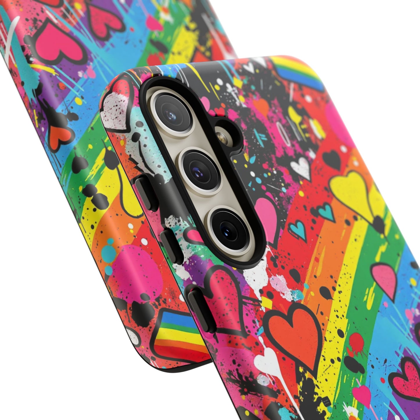 Pride Pop Armor Case – Free Love Graffiti Edition