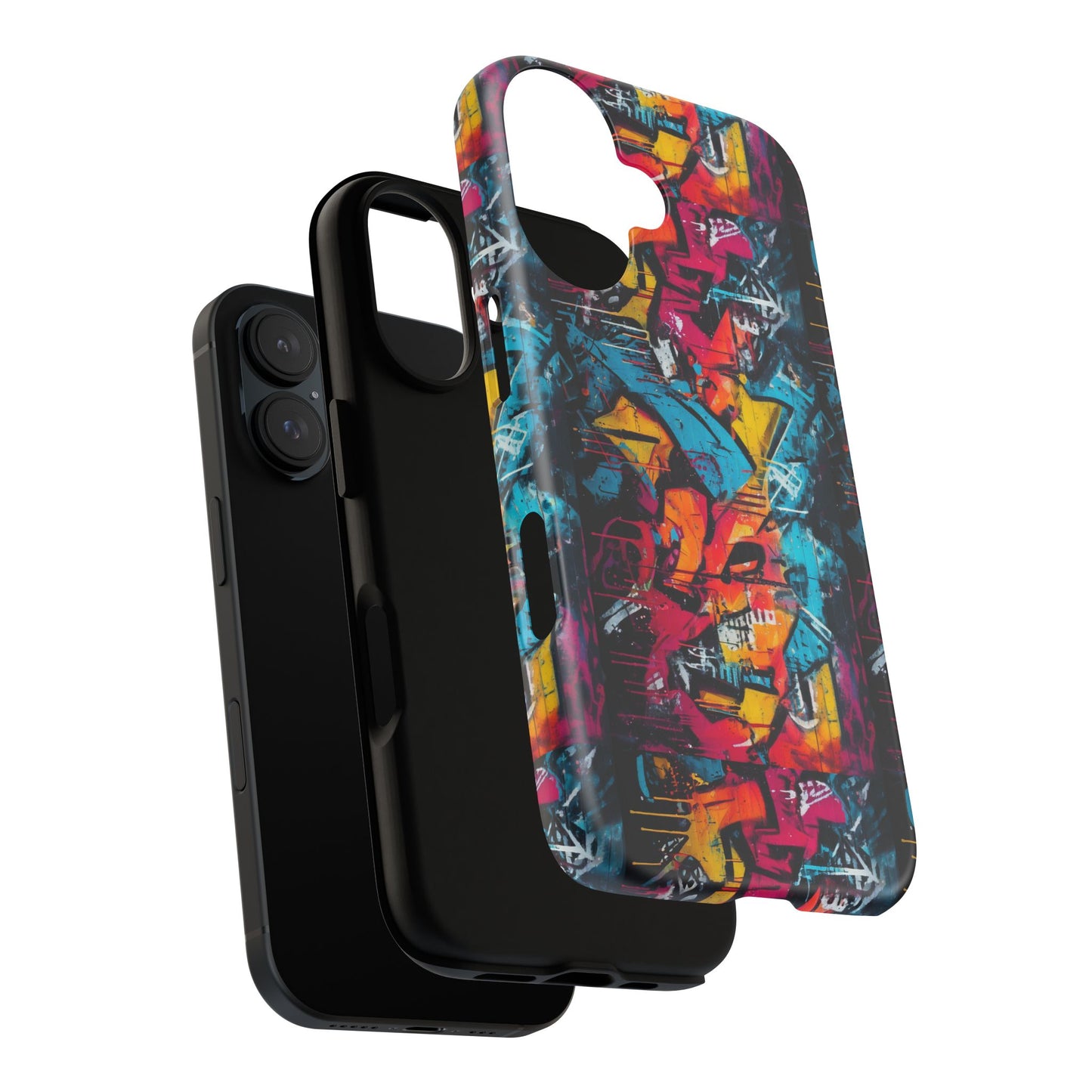 Wall Tag Armor Case – Neon Graffiti Burst Edition