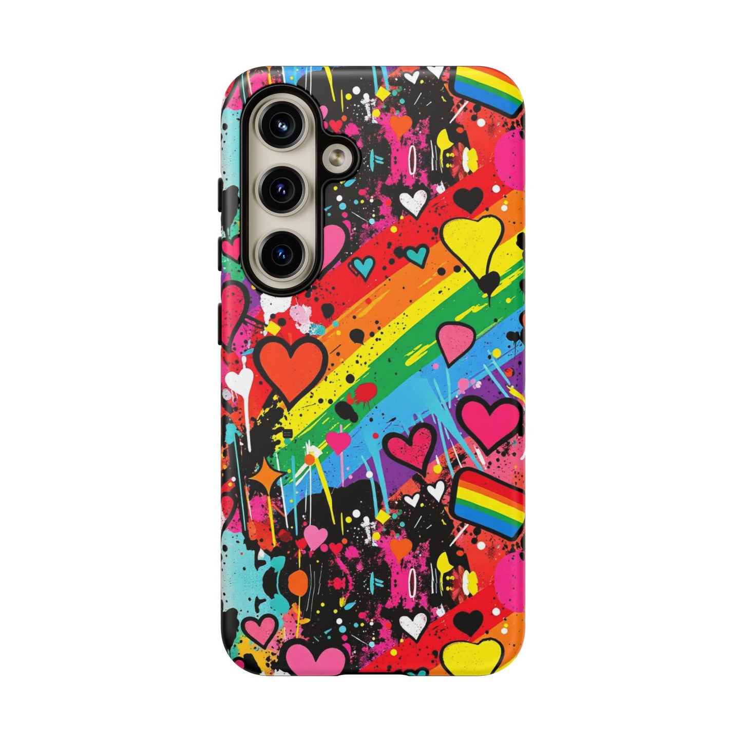 Pride Pop Armor Case – Free Love Graffiti Edition