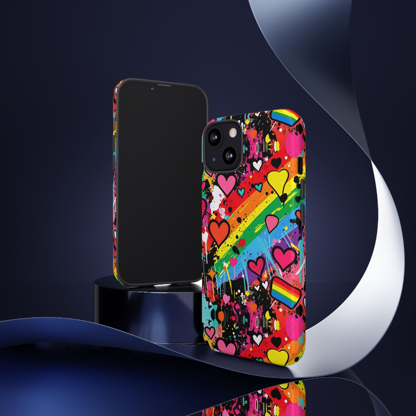 Pride Pop Armor Case – Free Love Graffiti Edition