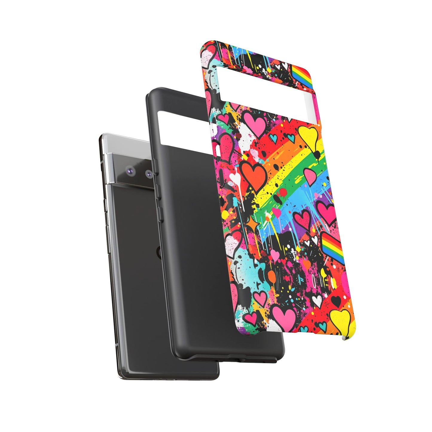 Pride Pop Armor Case – Free Love Graffiti Edition
