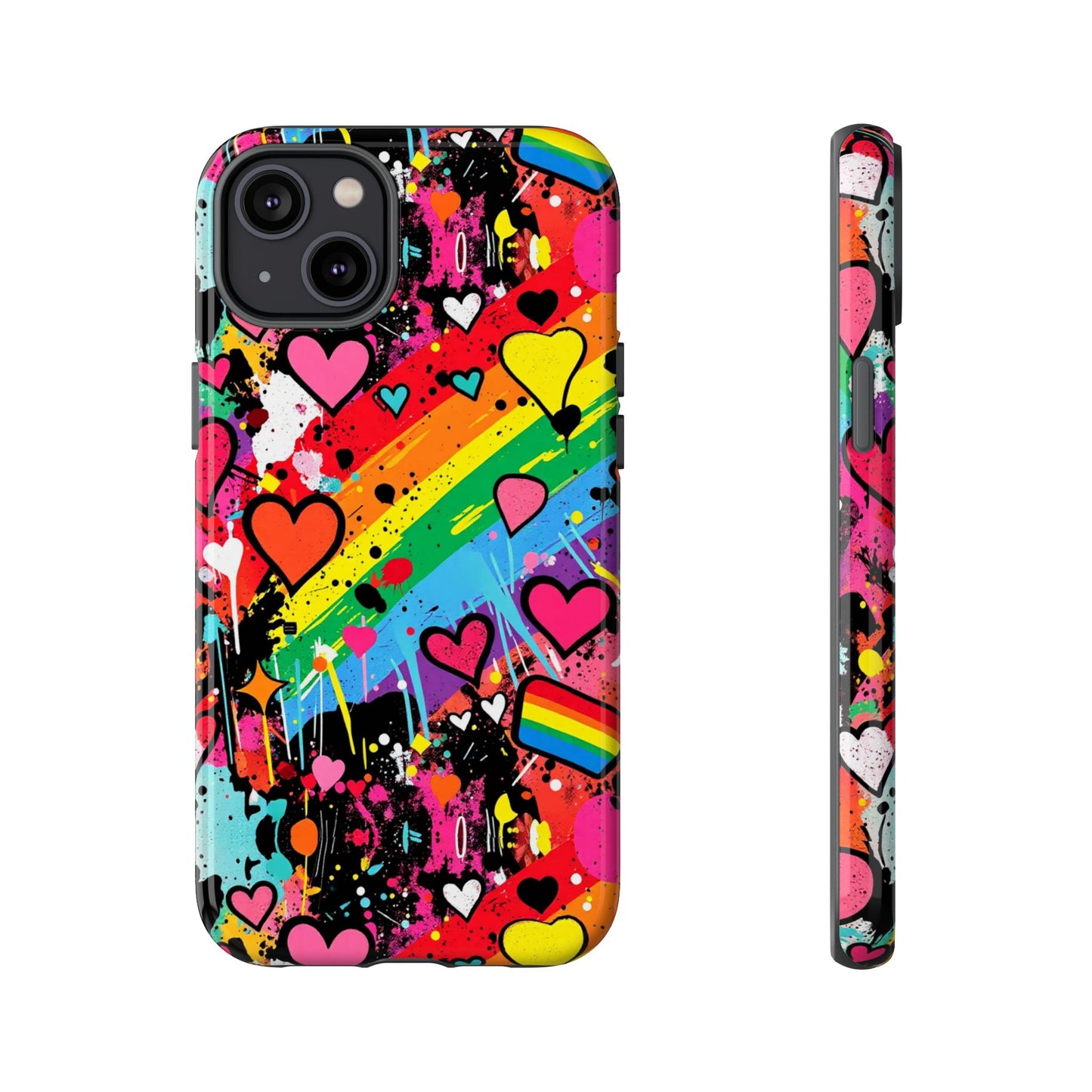 Pride Pop Armor Case – Free Love Graffiti Edition
