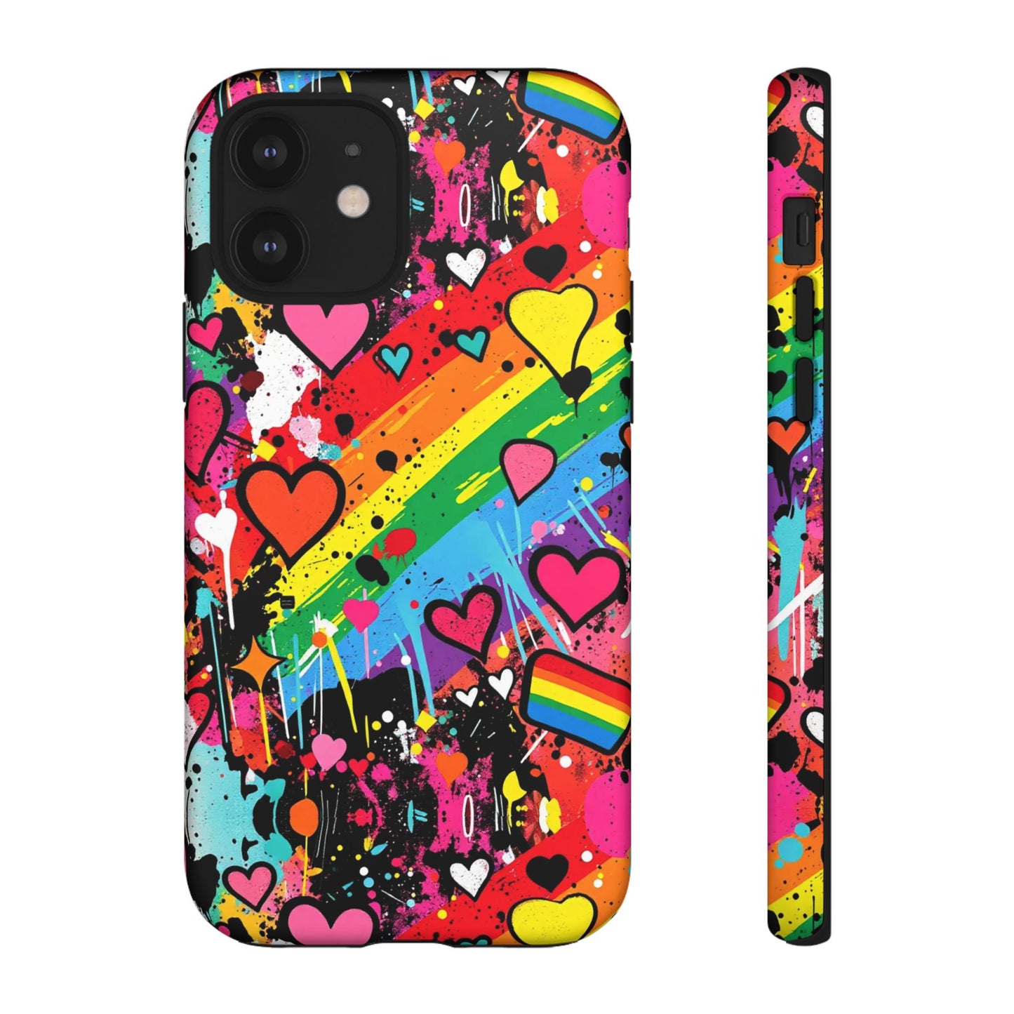 Pride Pop Armor Case – Free Love Graffiti Edition